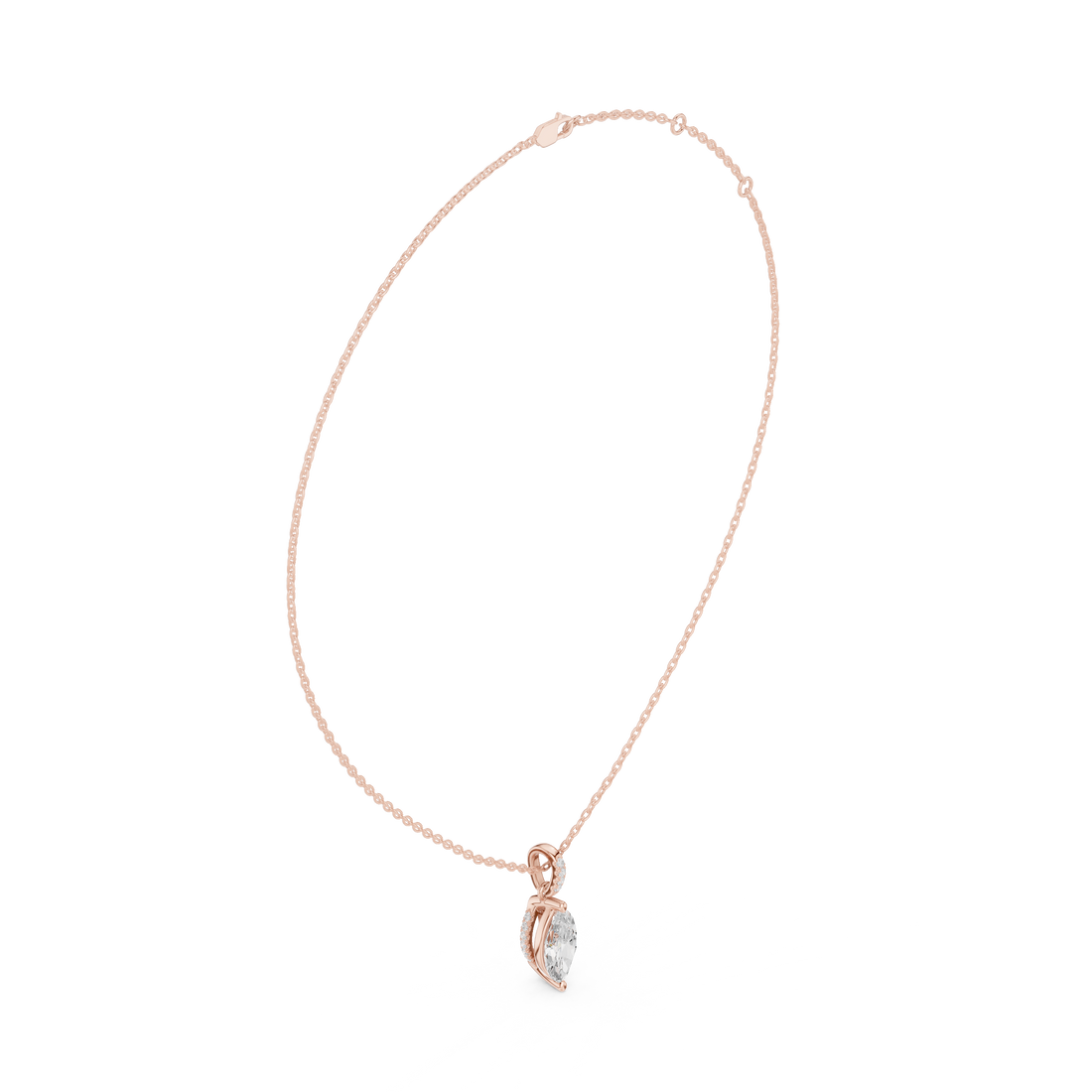 Sparkling Drop Diamond Necklace for luxury look