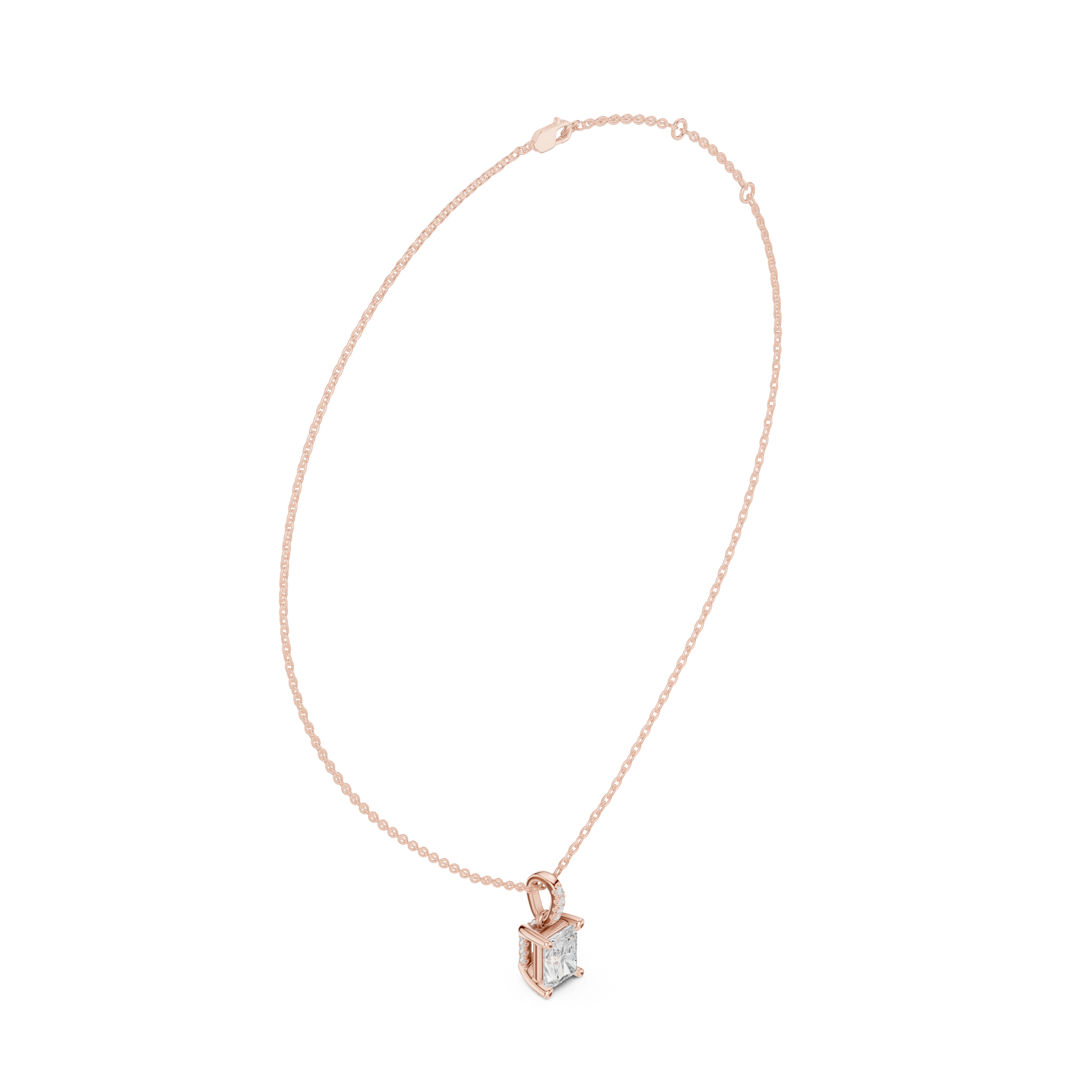Sparkling Drop Diamond Necklace for luxury look