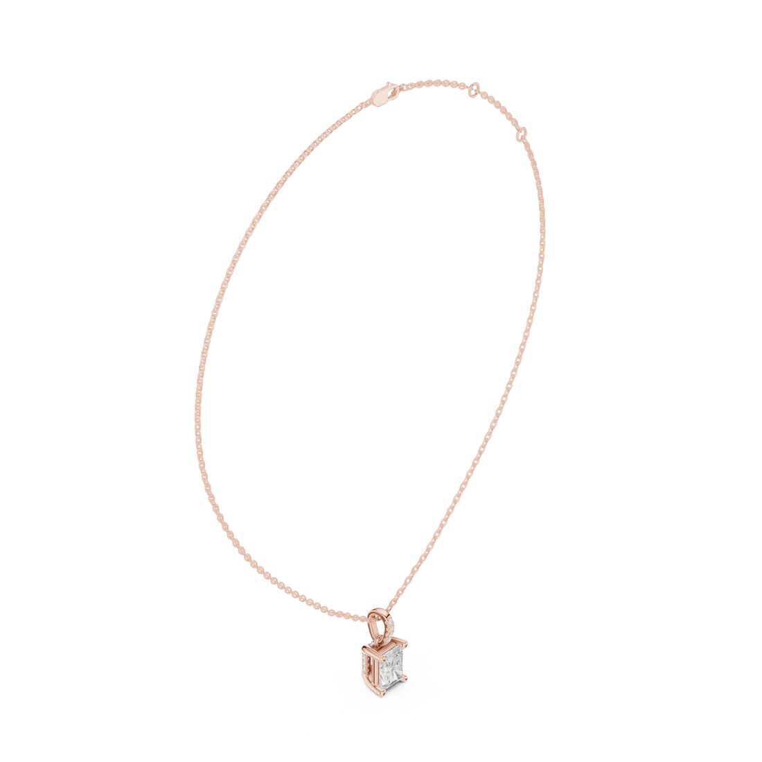 Sparkling Drop Diamond Necklace for luxury look