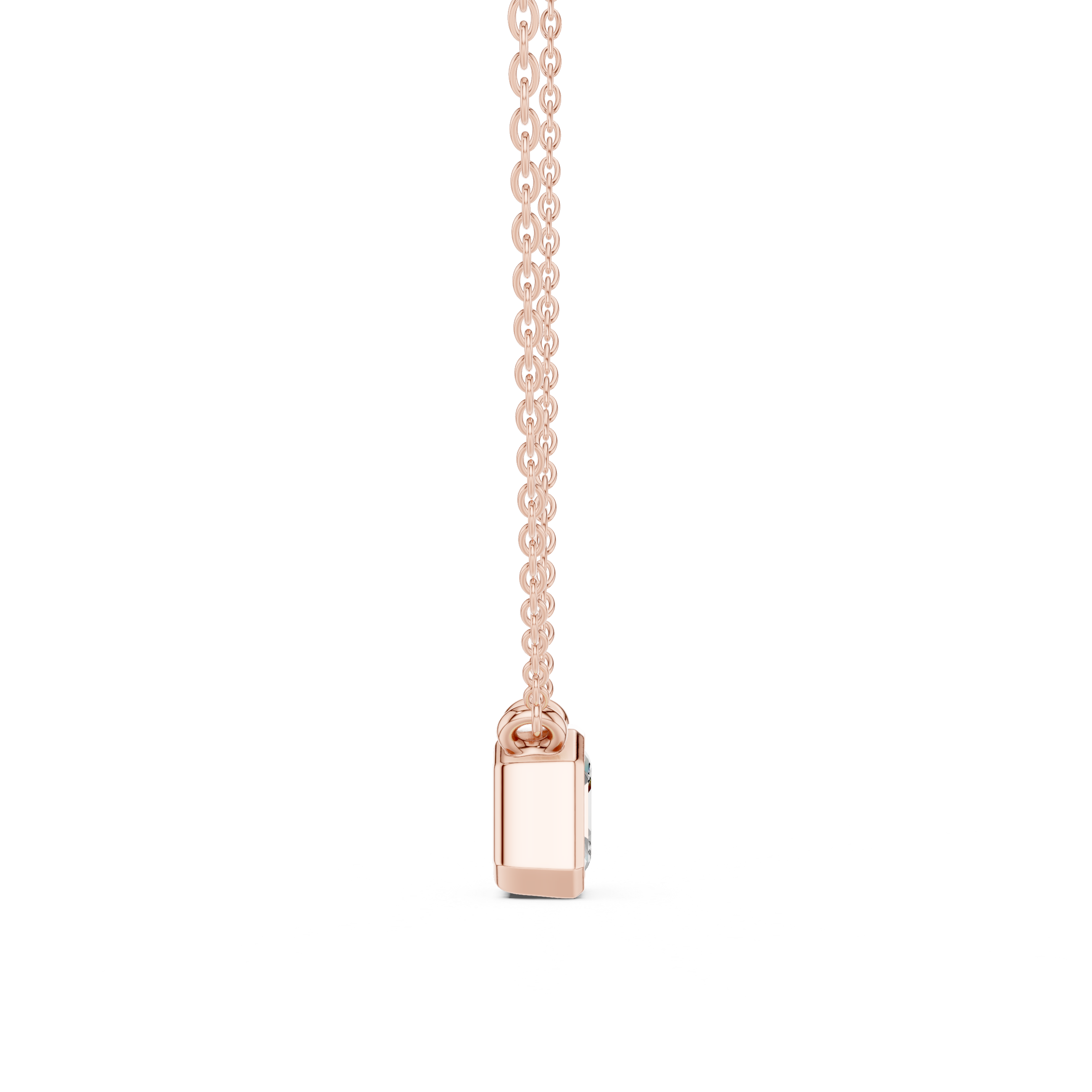 Sparkling CZ Diamond Necklace with high shine