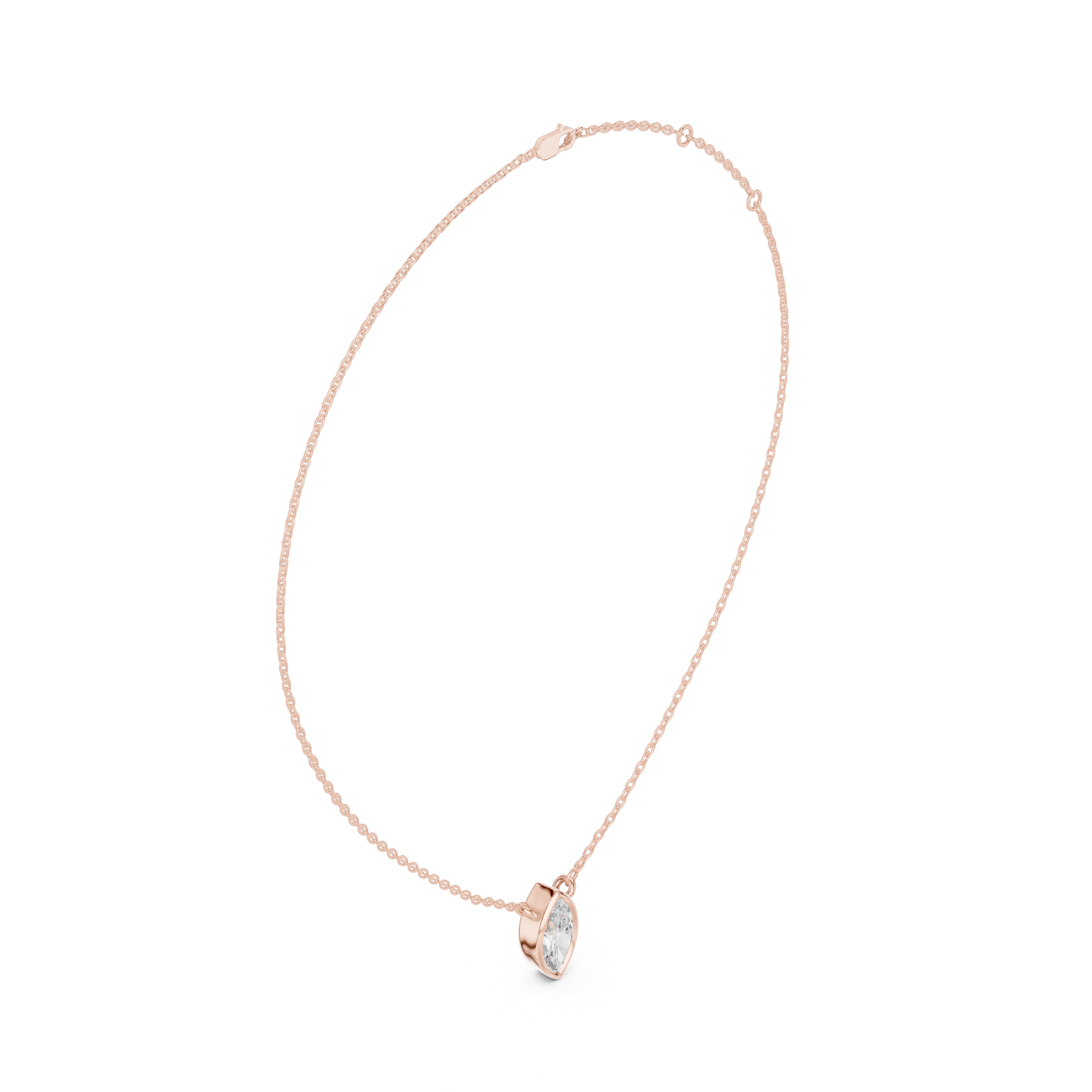 Sparkling Drop Diamond Necklace for luxury look