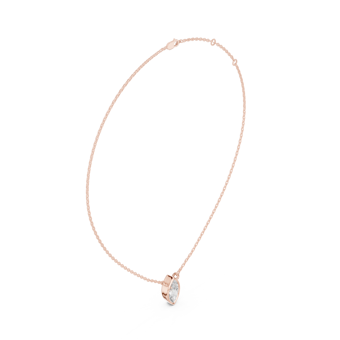 Sparkling Drop Diamond Necklace for luxury look
