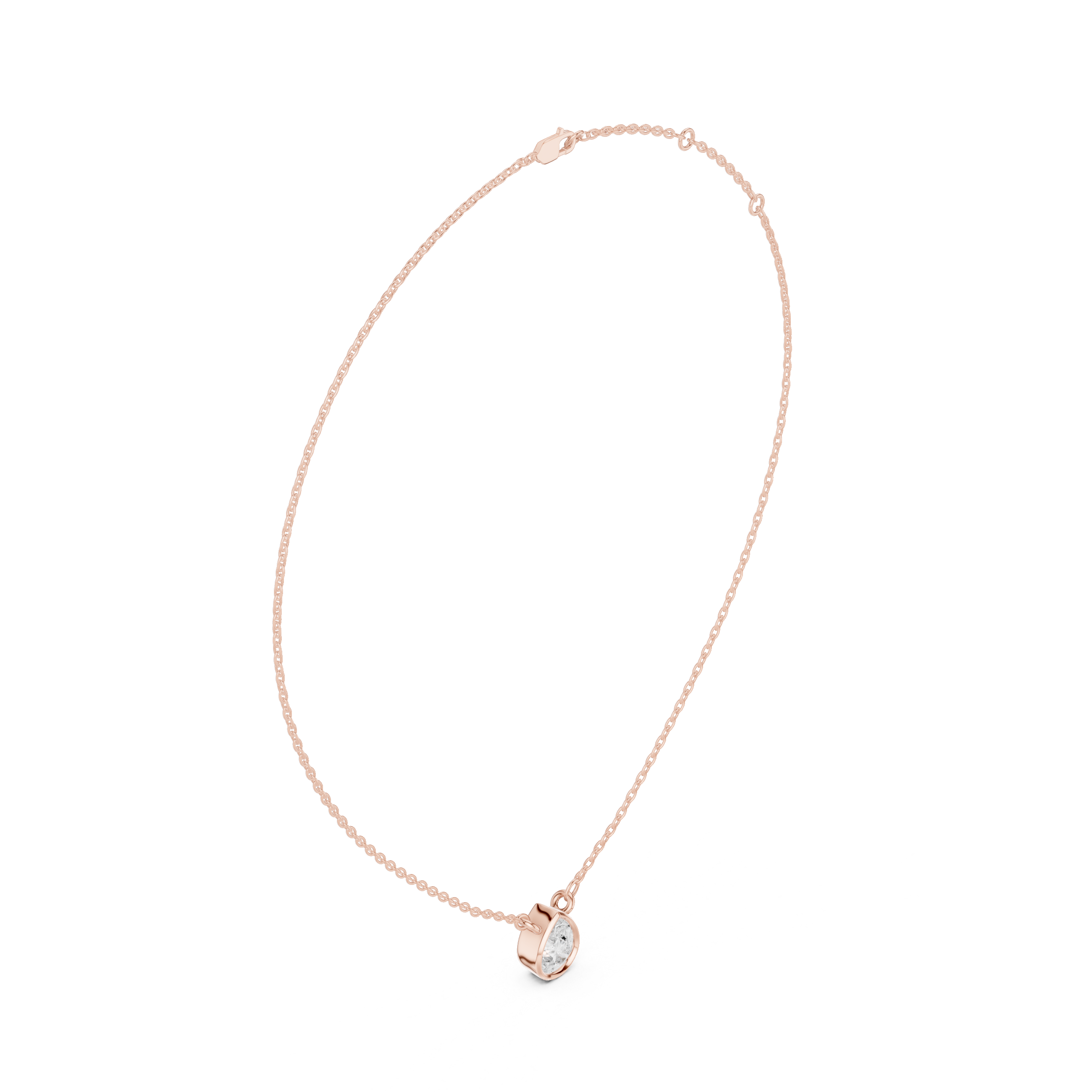 Sparkling Drop Diamond Necklace for luxury look