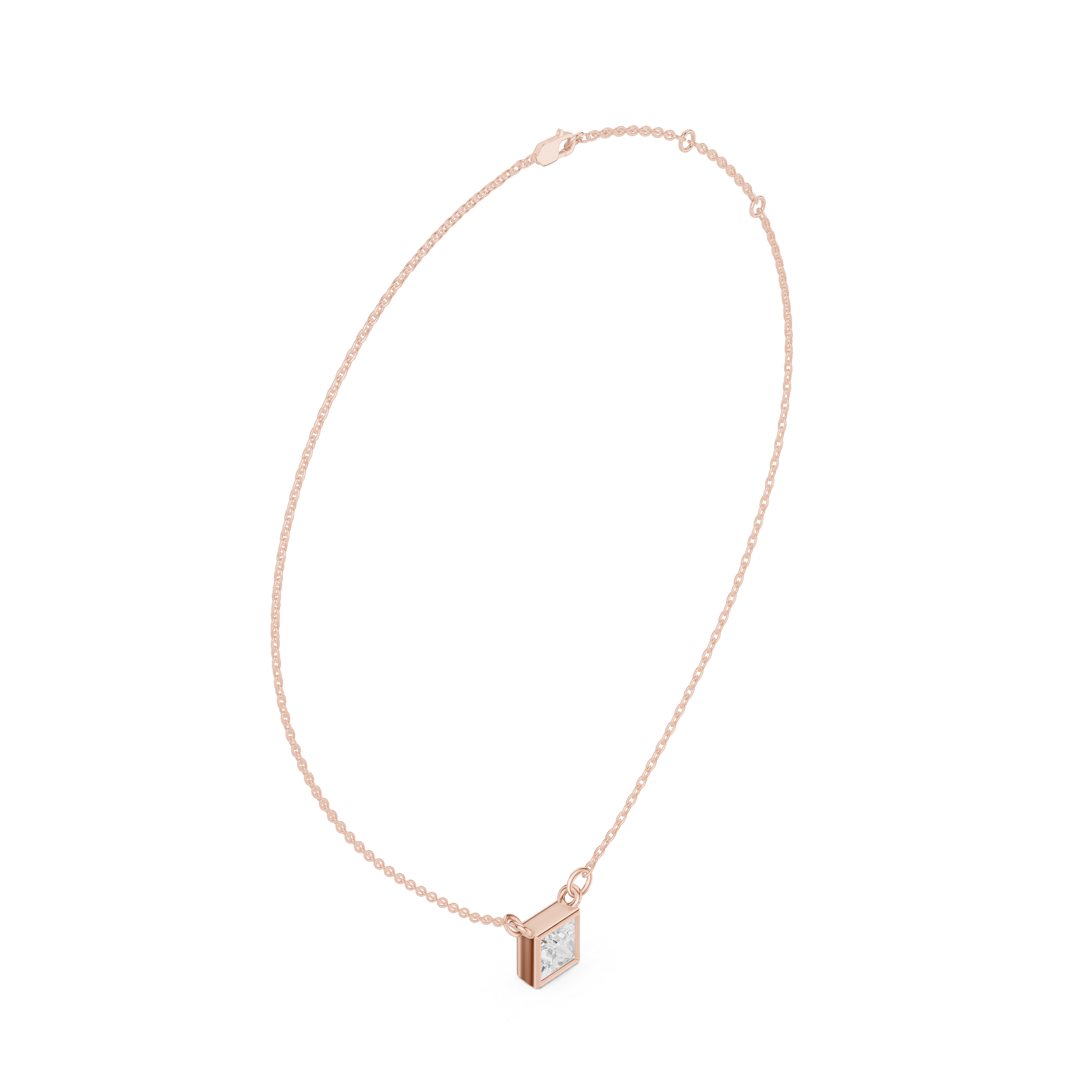 Sparkling Drop Diamond Necklace for luxury look