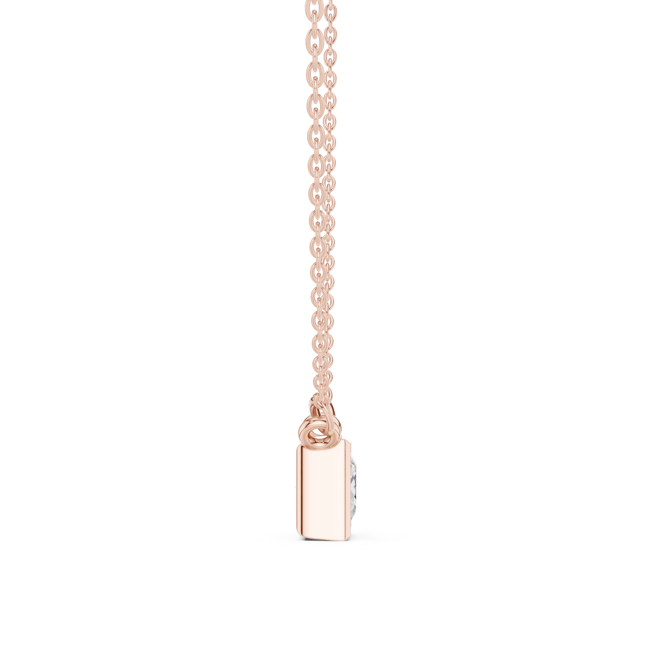 Sparkling CZ Diamond Necklace with high shine