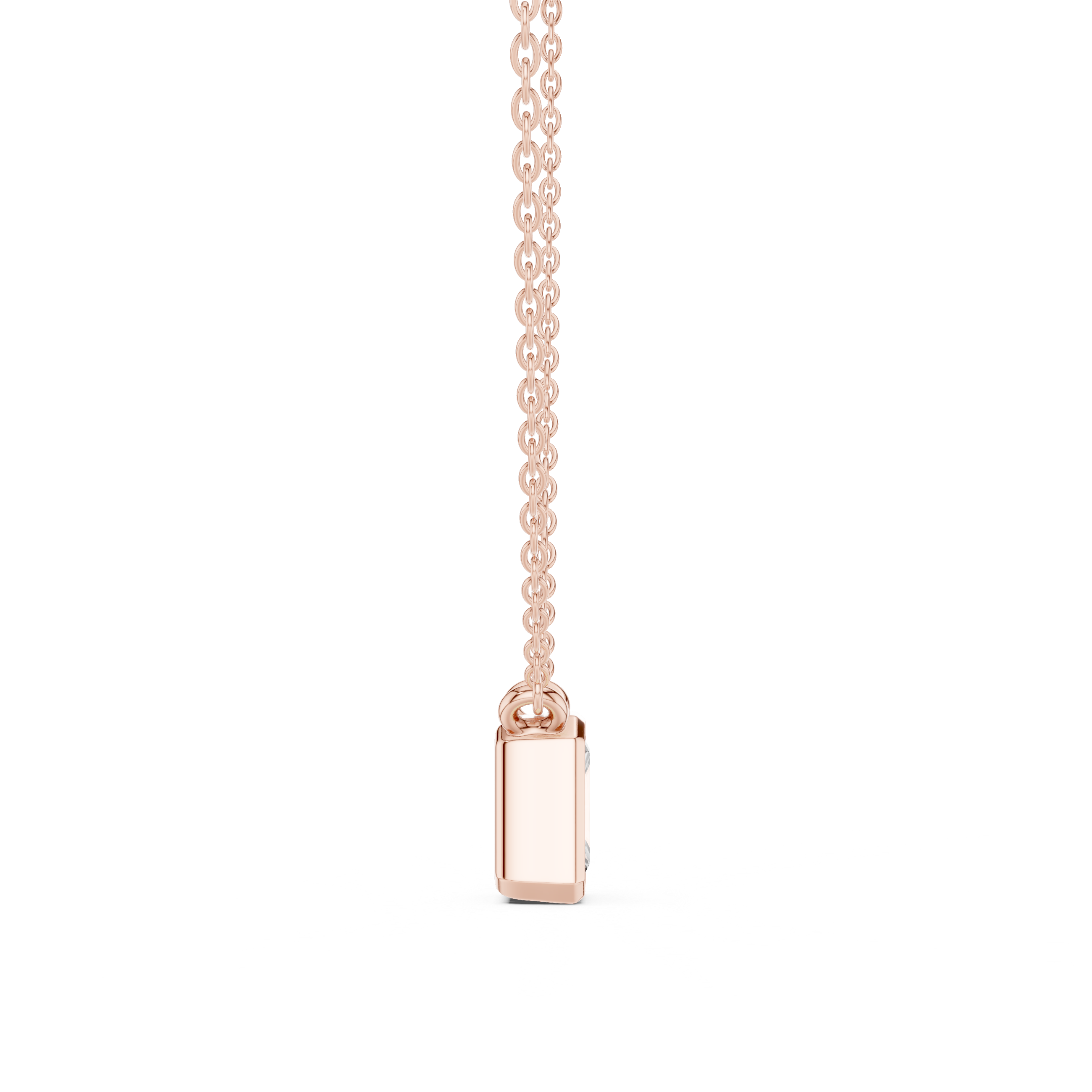 Sparkling CZ Diamond Necklace with high shine
