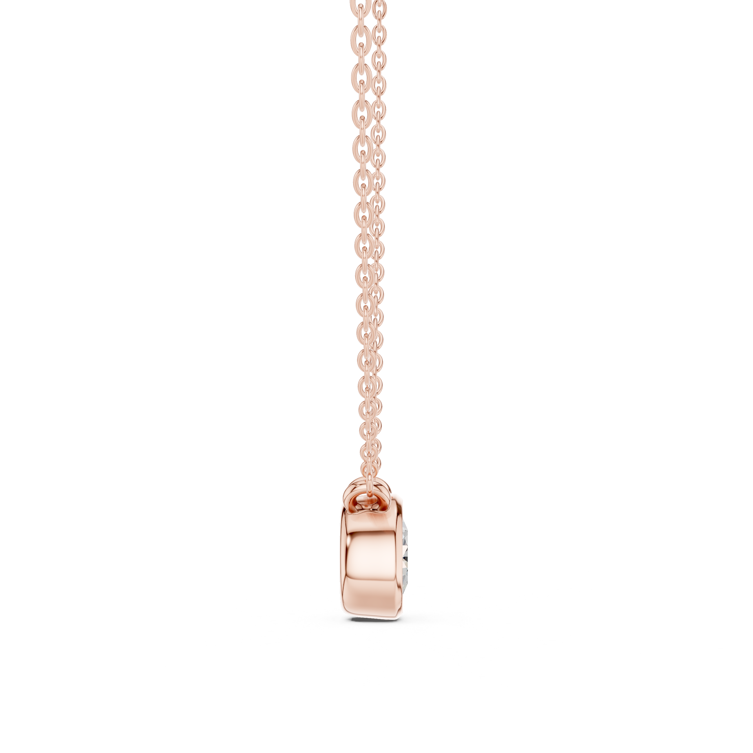 Sparkling CZ Diamond Necklace with high shine