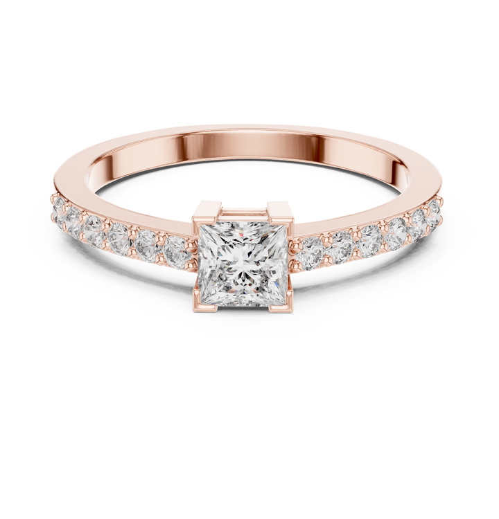 Smooth metal bracelet with polished shine.