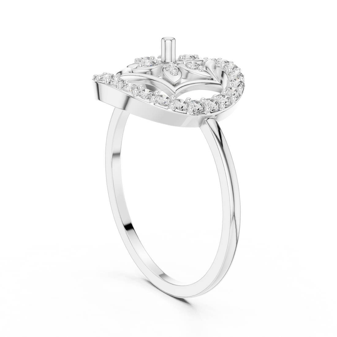 Engraved gold bangle with floral decorative carving.