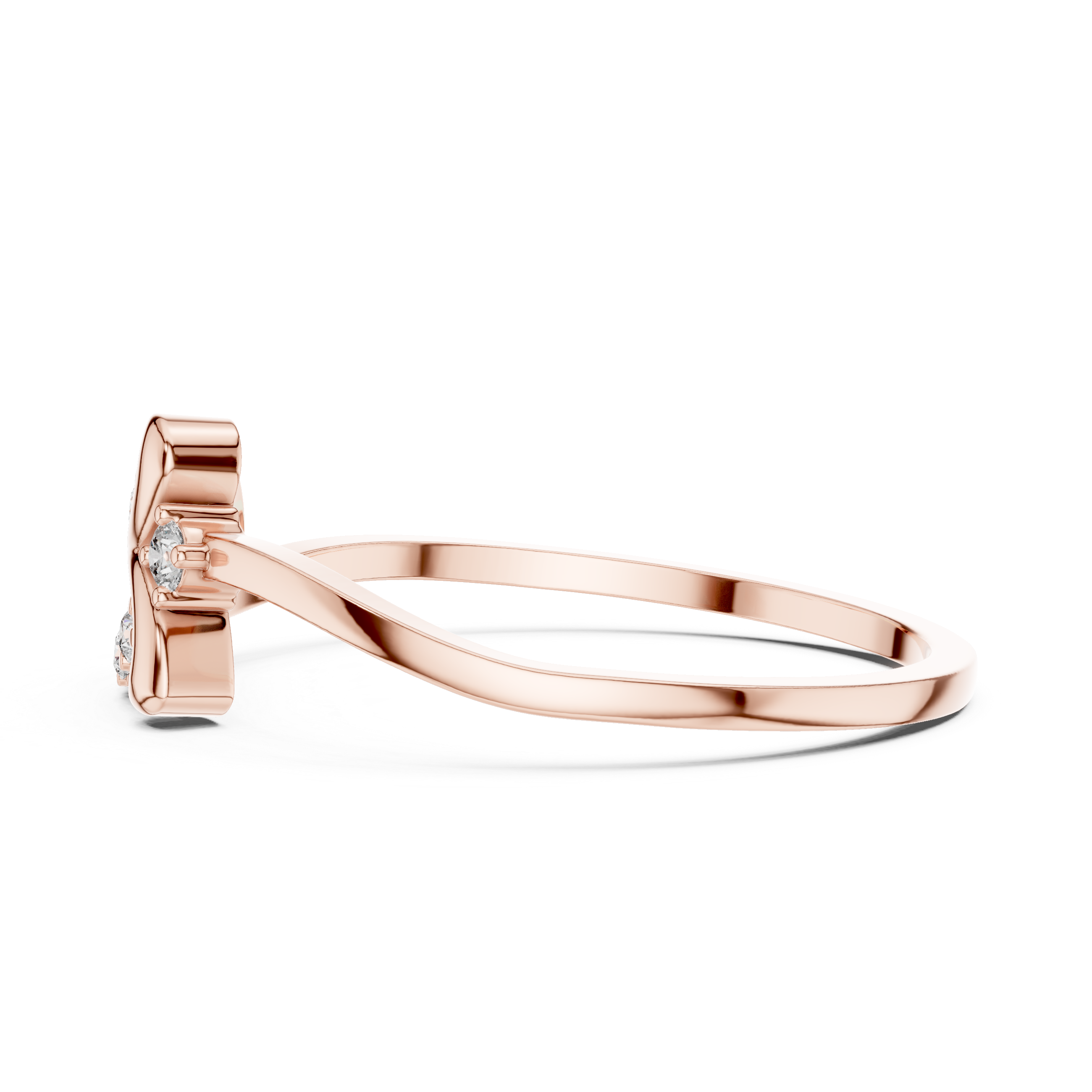 Thin minimalist necklace with sleek gold finish.