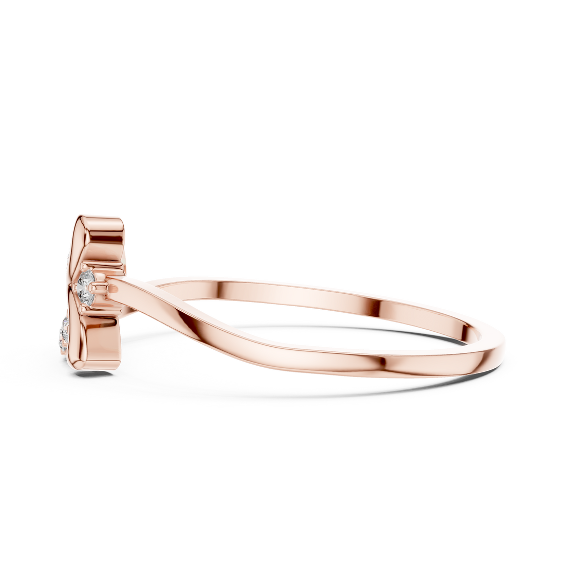 Thin minimalist necklace with sleek gold finish.