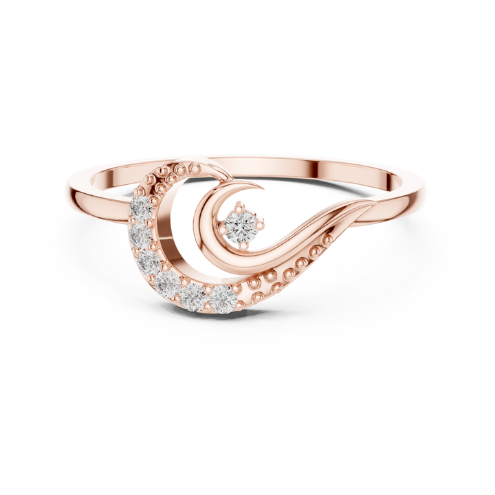 Adjustable toe ring with slim metal band.