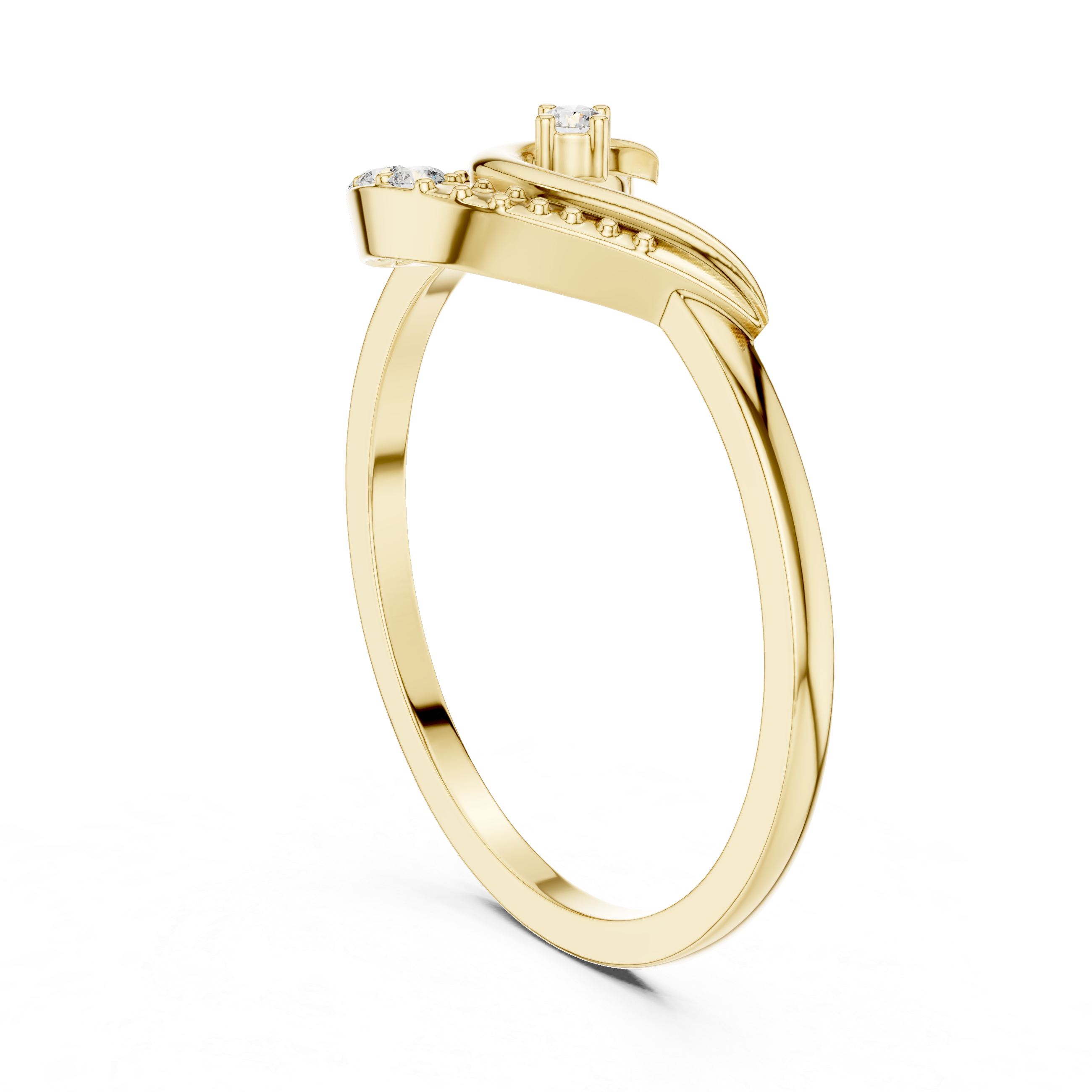 Gold hoop earrings with polished rounded finish.
