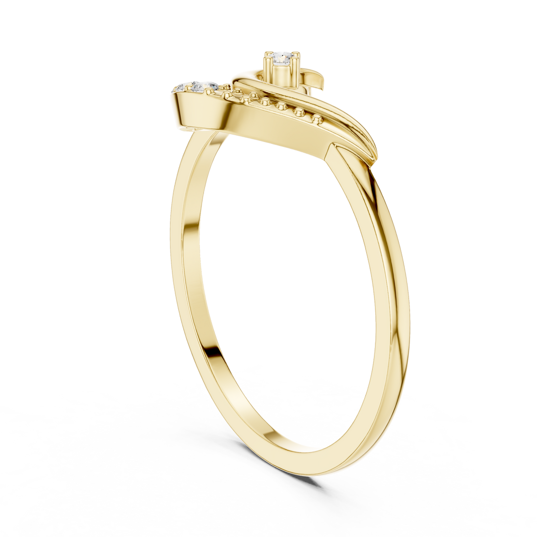 Gold hoop earrings with polished rounded finish.