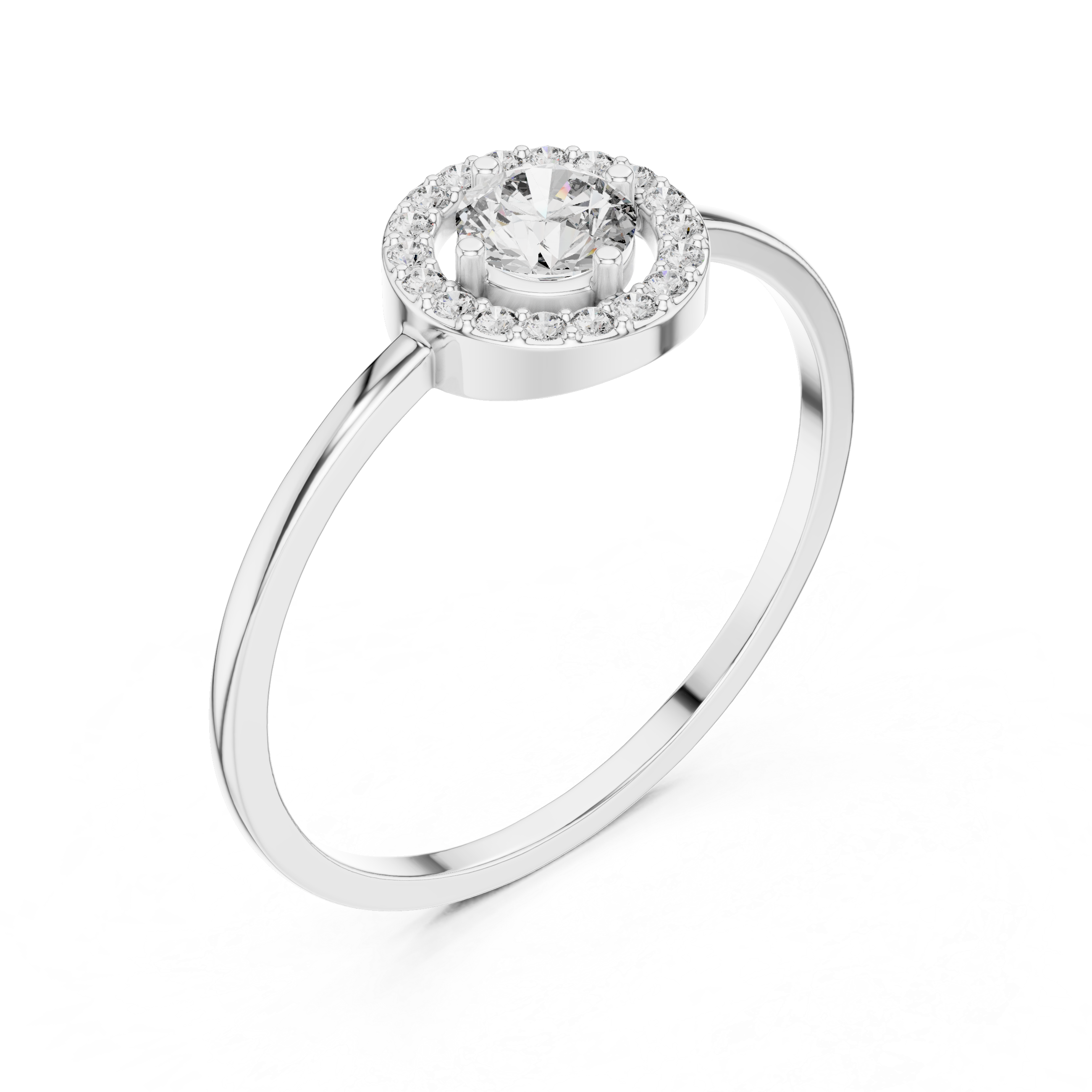 Decorative fashion ring with stylish modern detail.