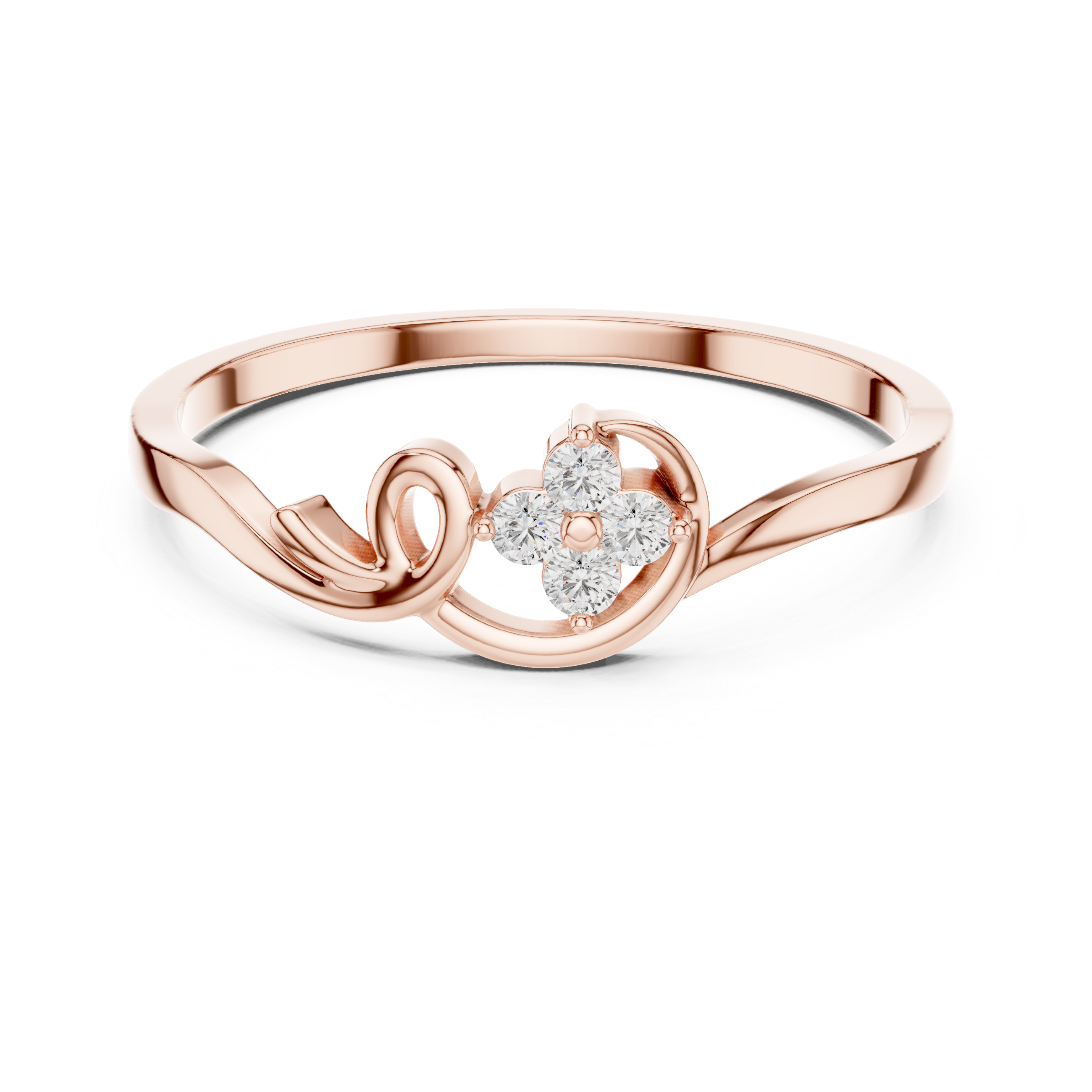 Elegant eternity band with continuous diamond sparkle.