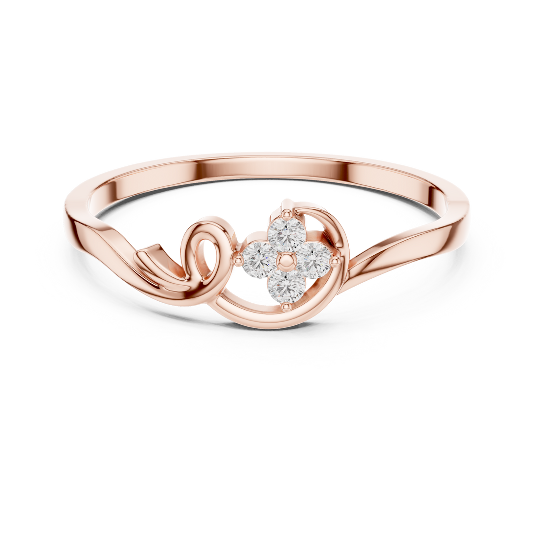 Elegant eternity band with continuous diamond sparkle.