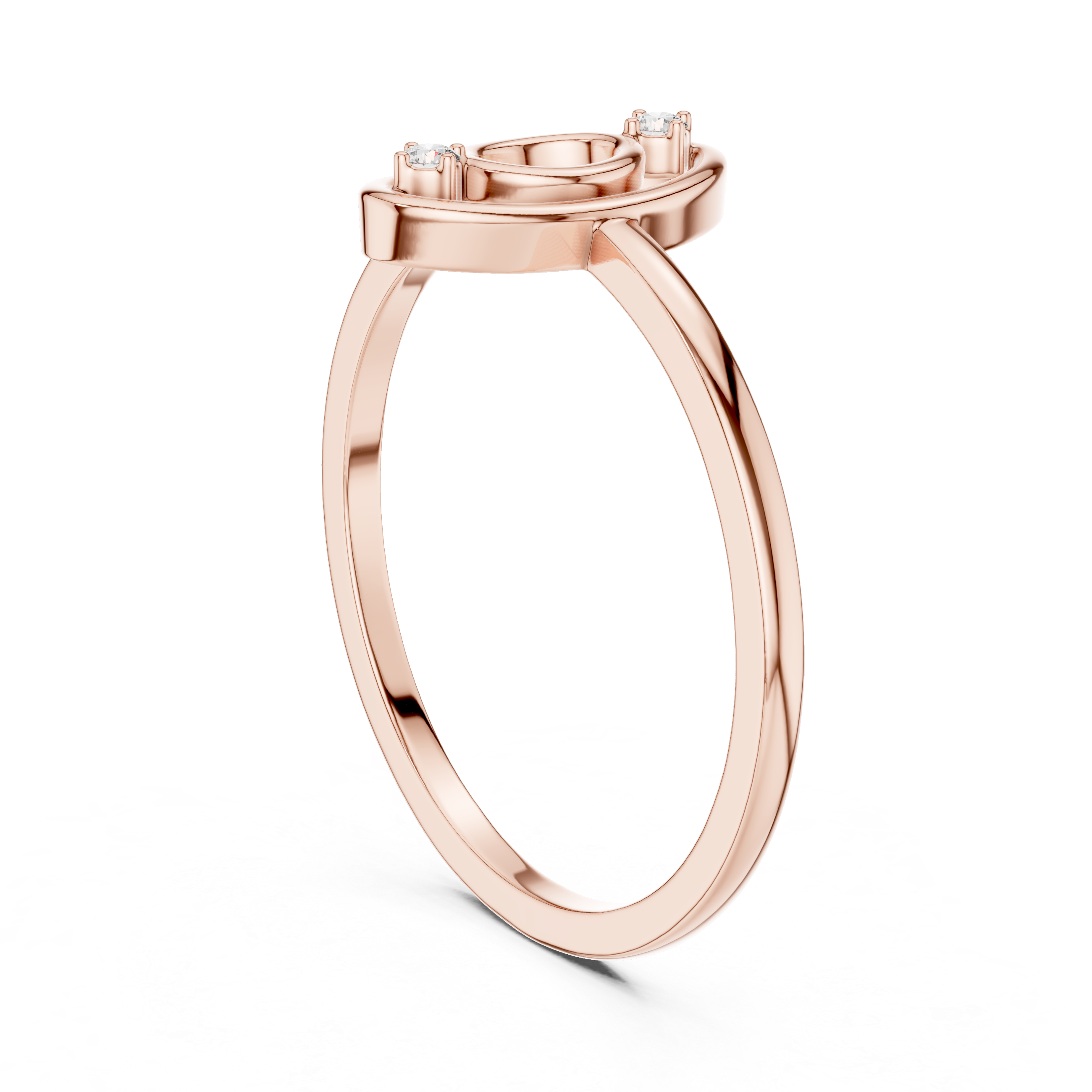 Elegant diamond pendant necklace with slim gold chain.