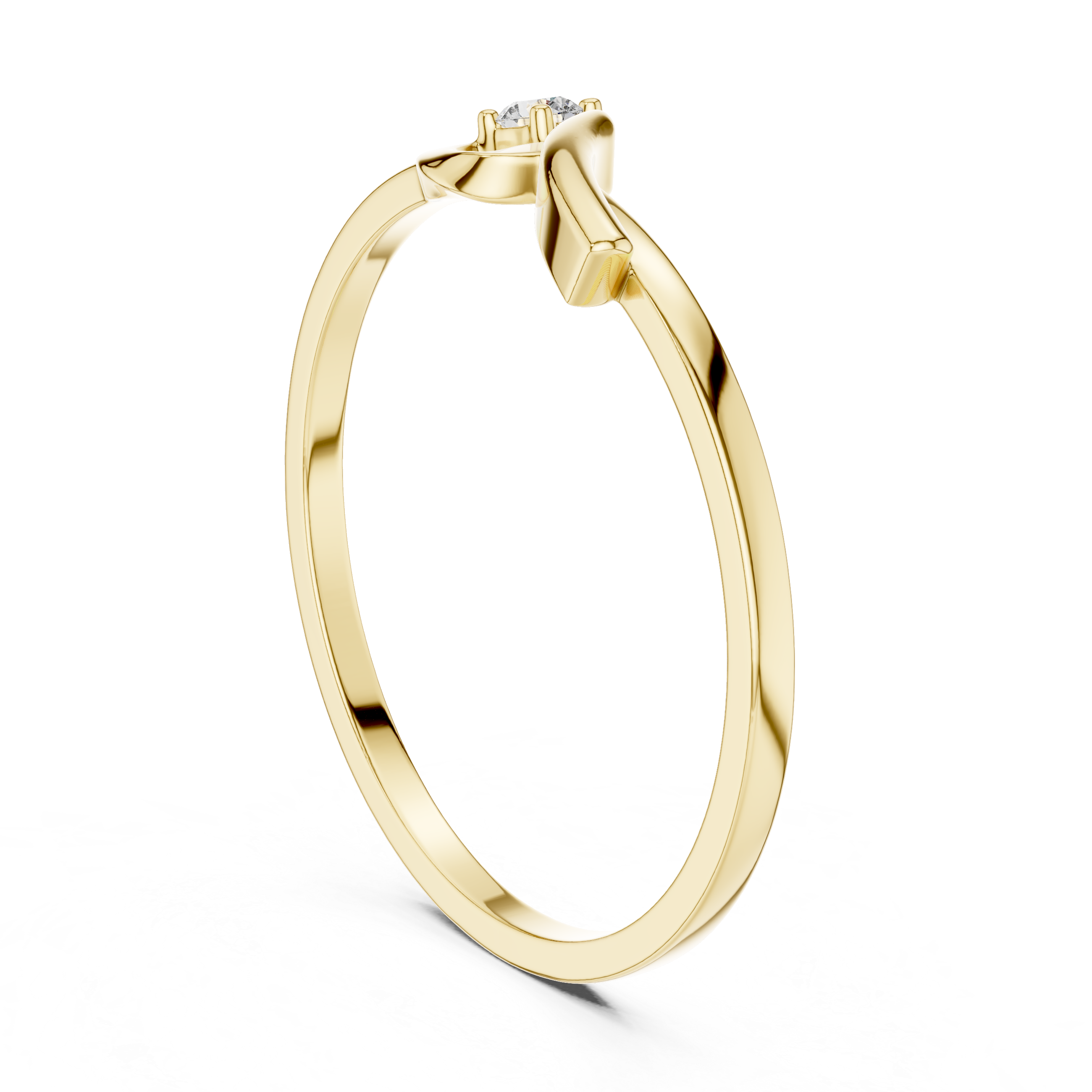 Classic gold nose hoop with simple styling.