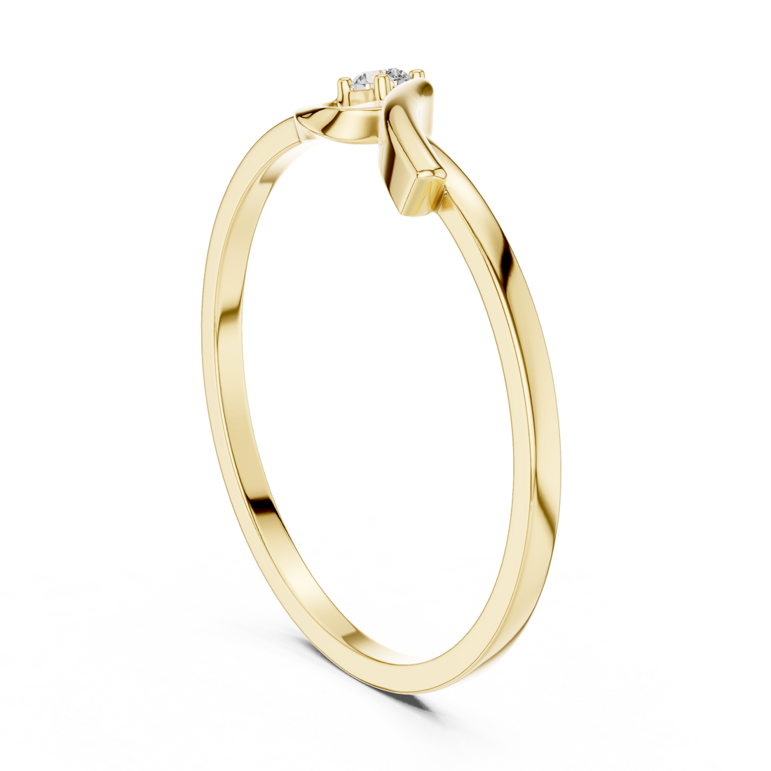 Classic gold nose hoop with simple styling.