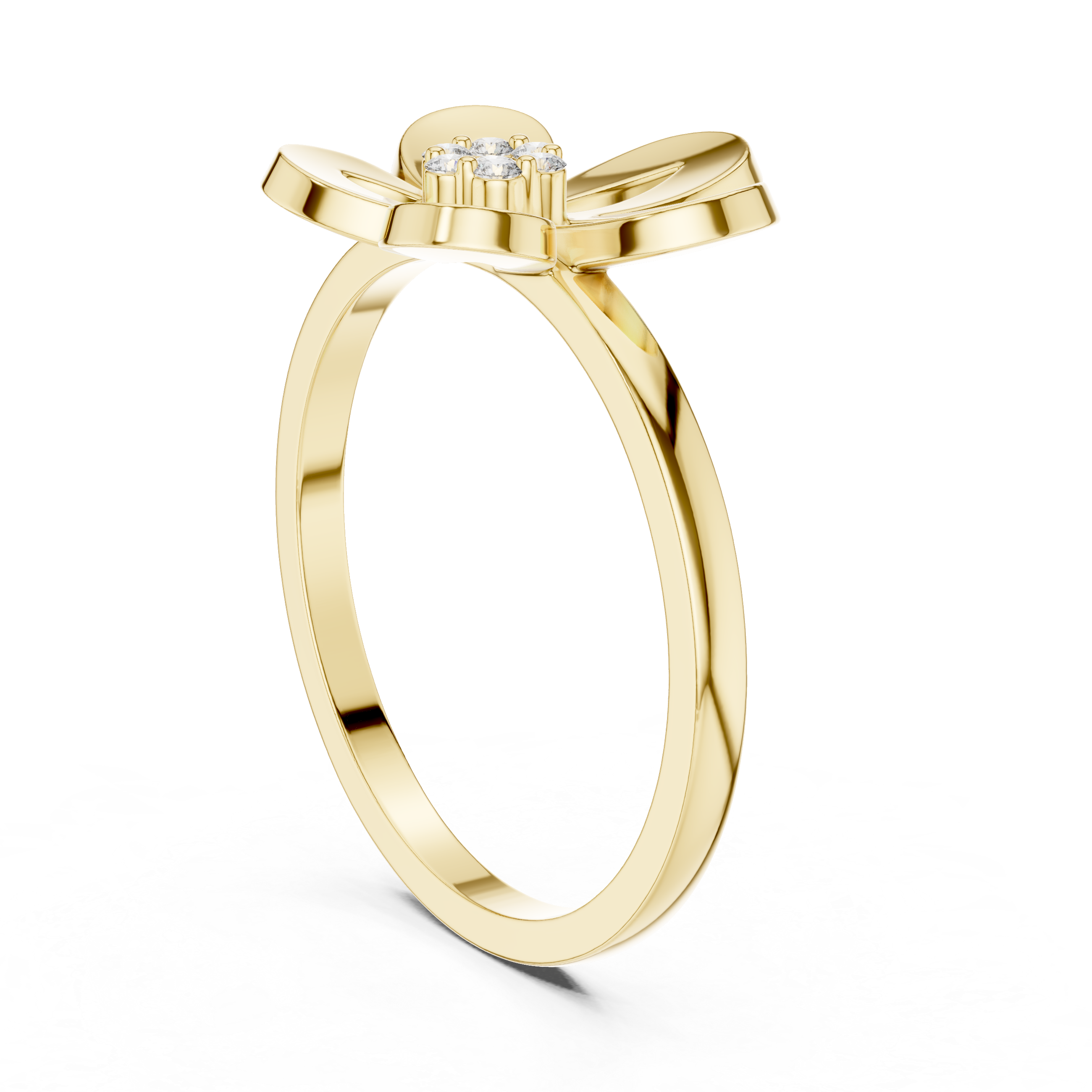 Simple gold chain necklace with polished surface.
