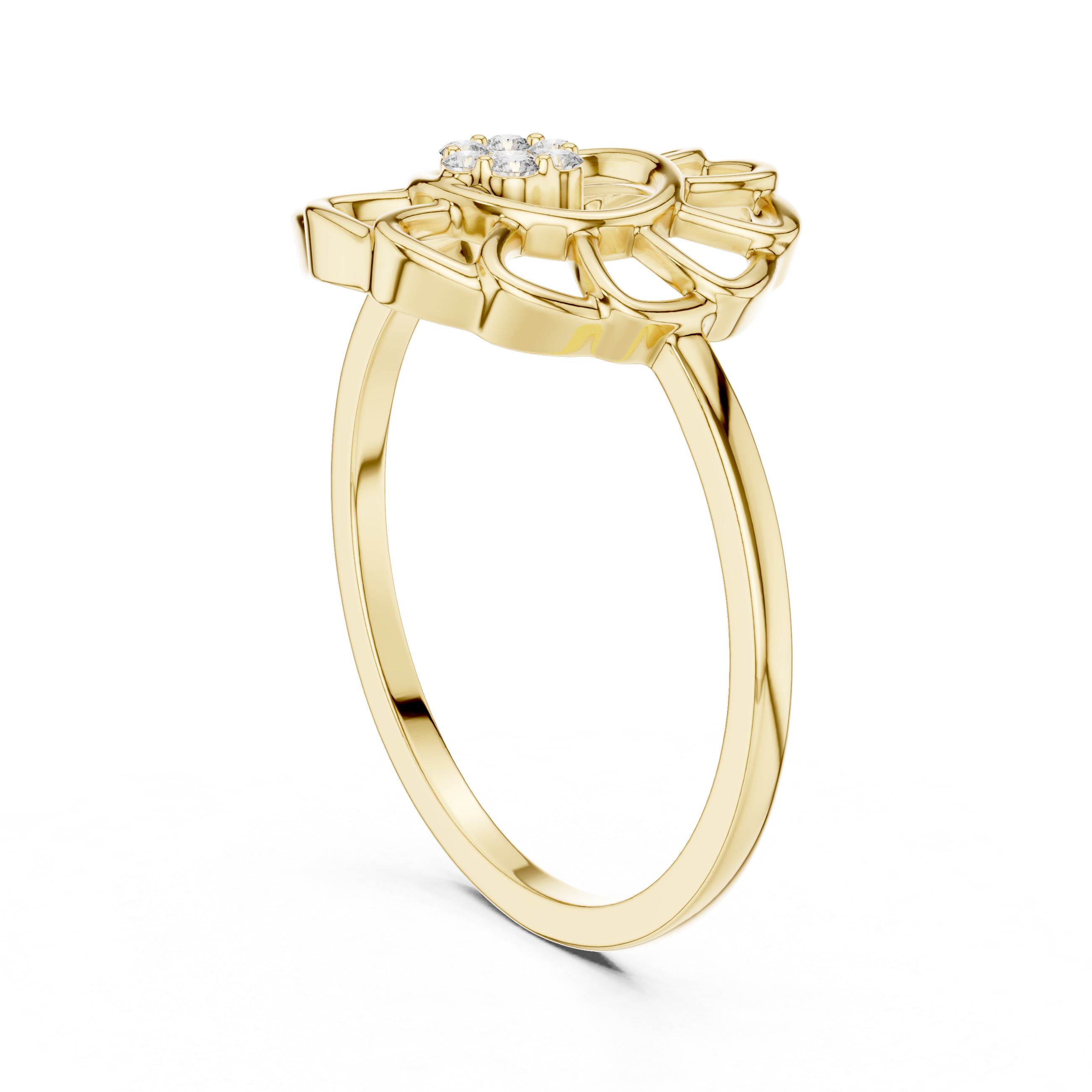 Adjustable toe ring with slim metal band.