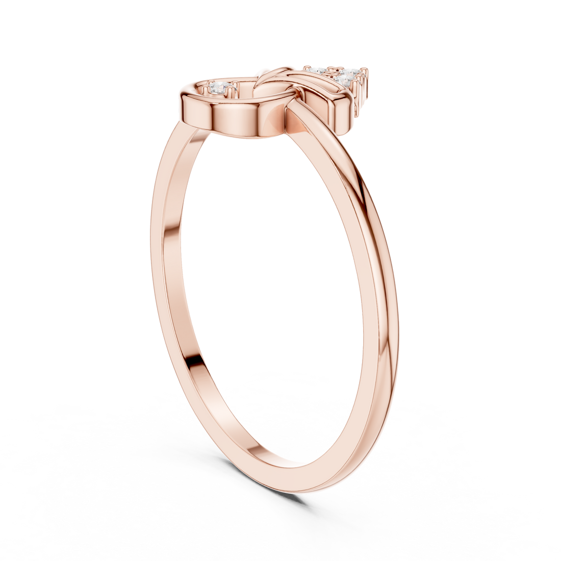 Circle pendant necklace with modern styling.
