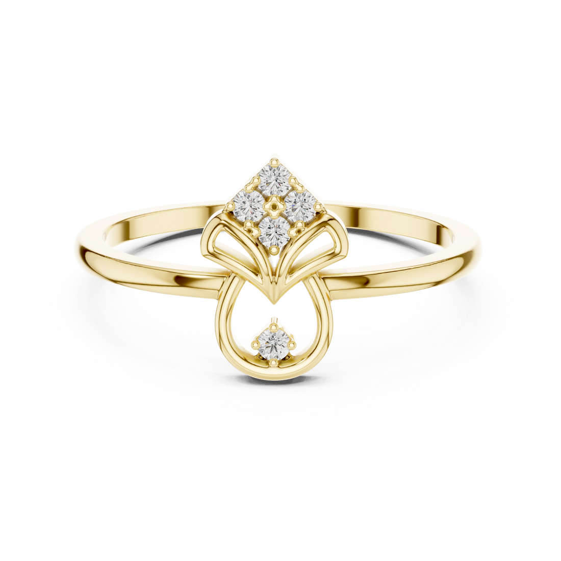 Modern bridal jewellery set with layered chains.