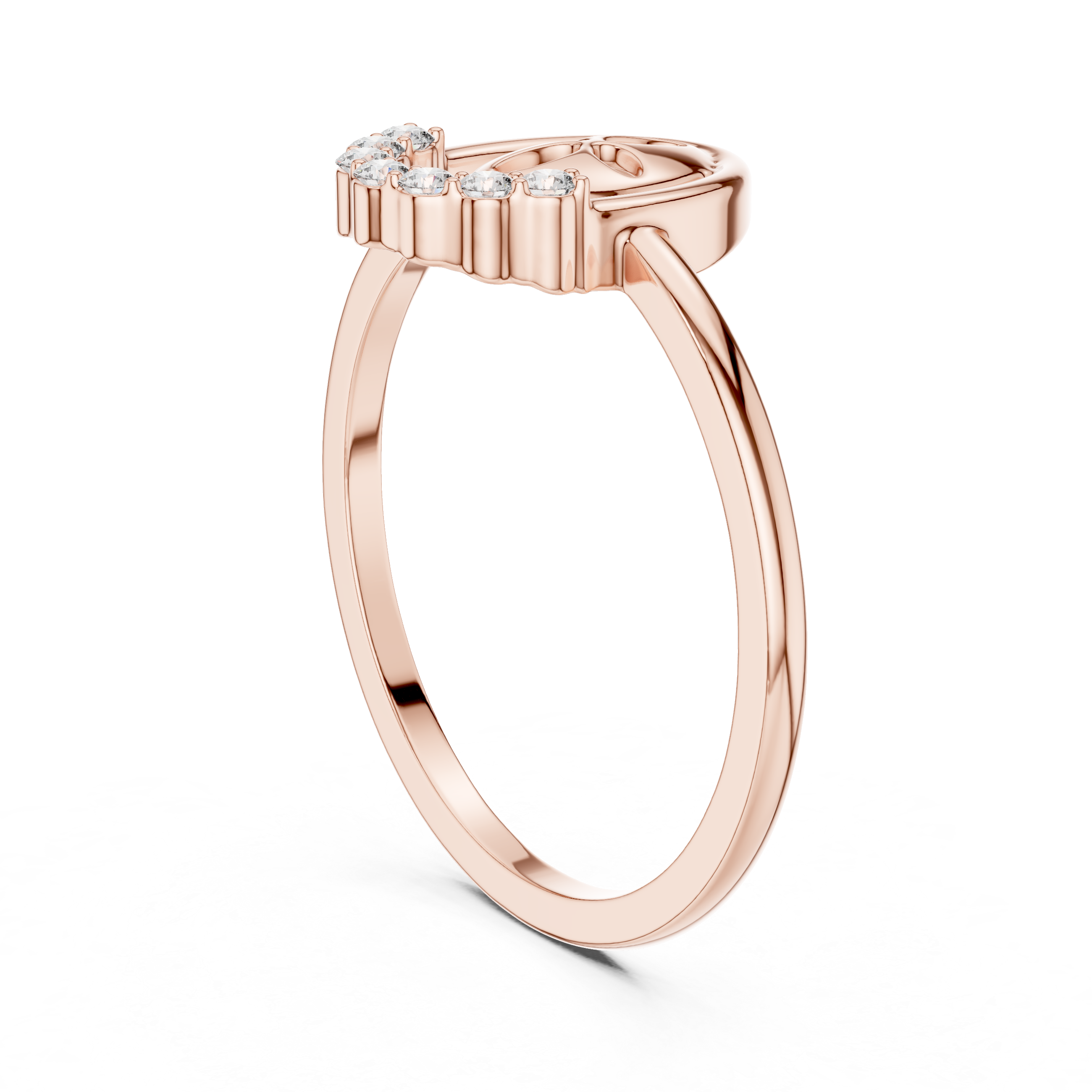 Decorative fashion ring with stylish detailing.