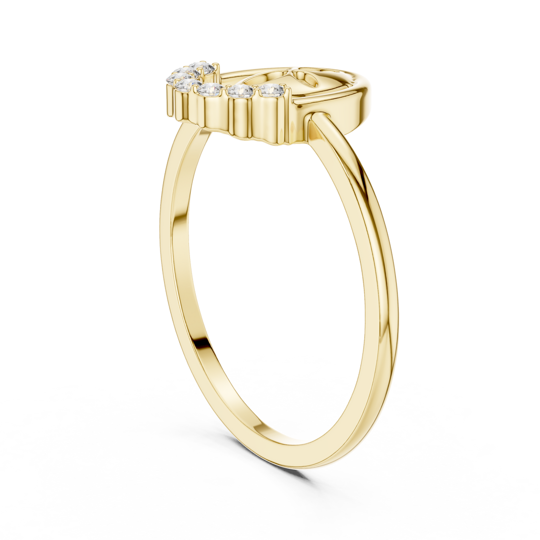 Classic pendant necklace with slim gold chain.