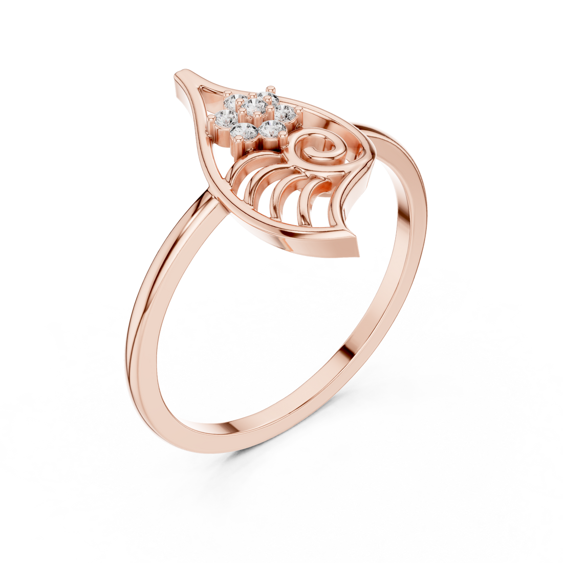 Celebration ring with decorative colorful stones.