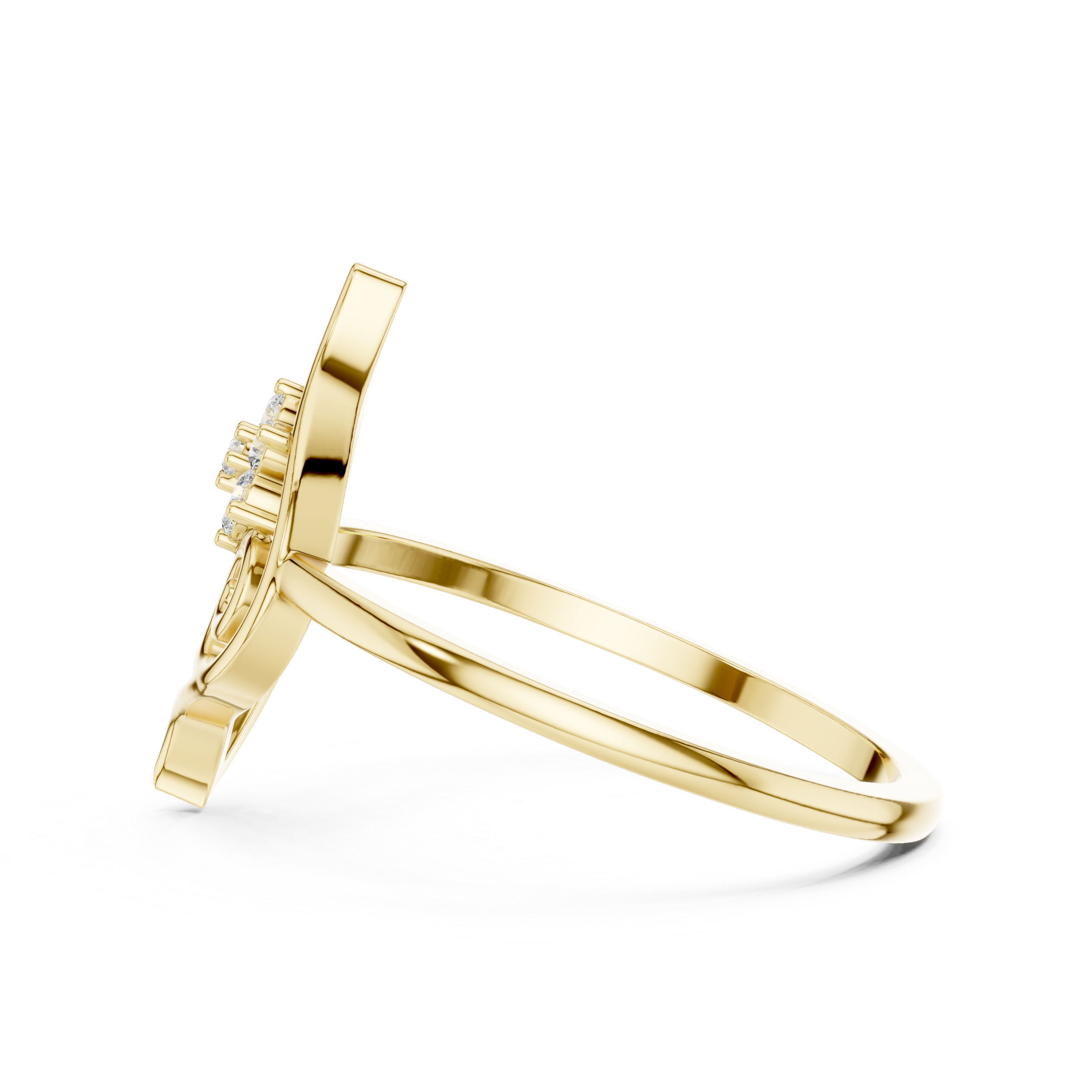 Box chain necklace with neat square link design.