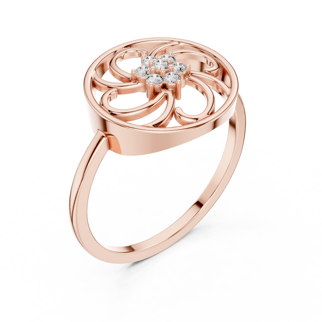 Diamond bangle with shimmering pavé stone detailing.