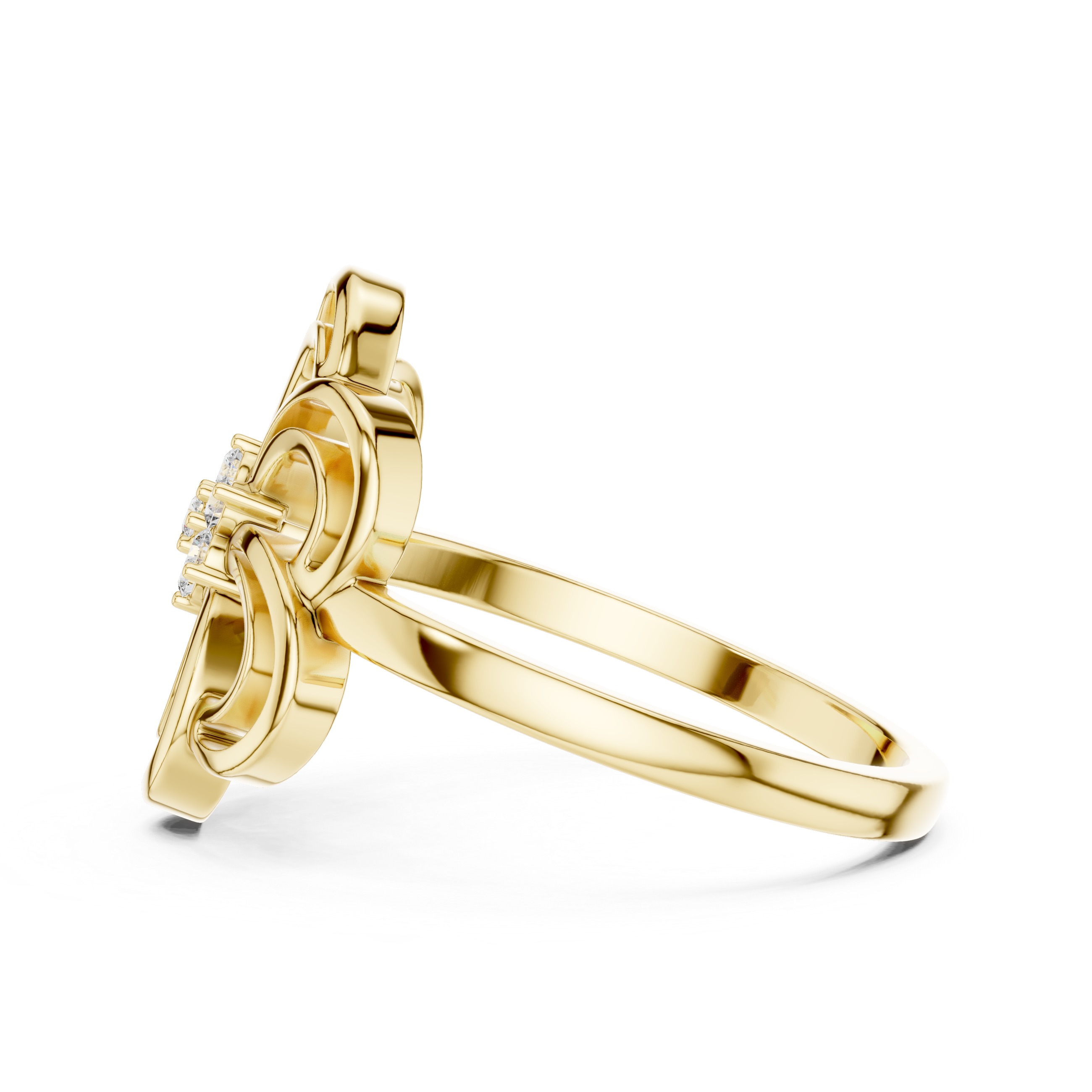 Plain toe ring with polished metal finish.