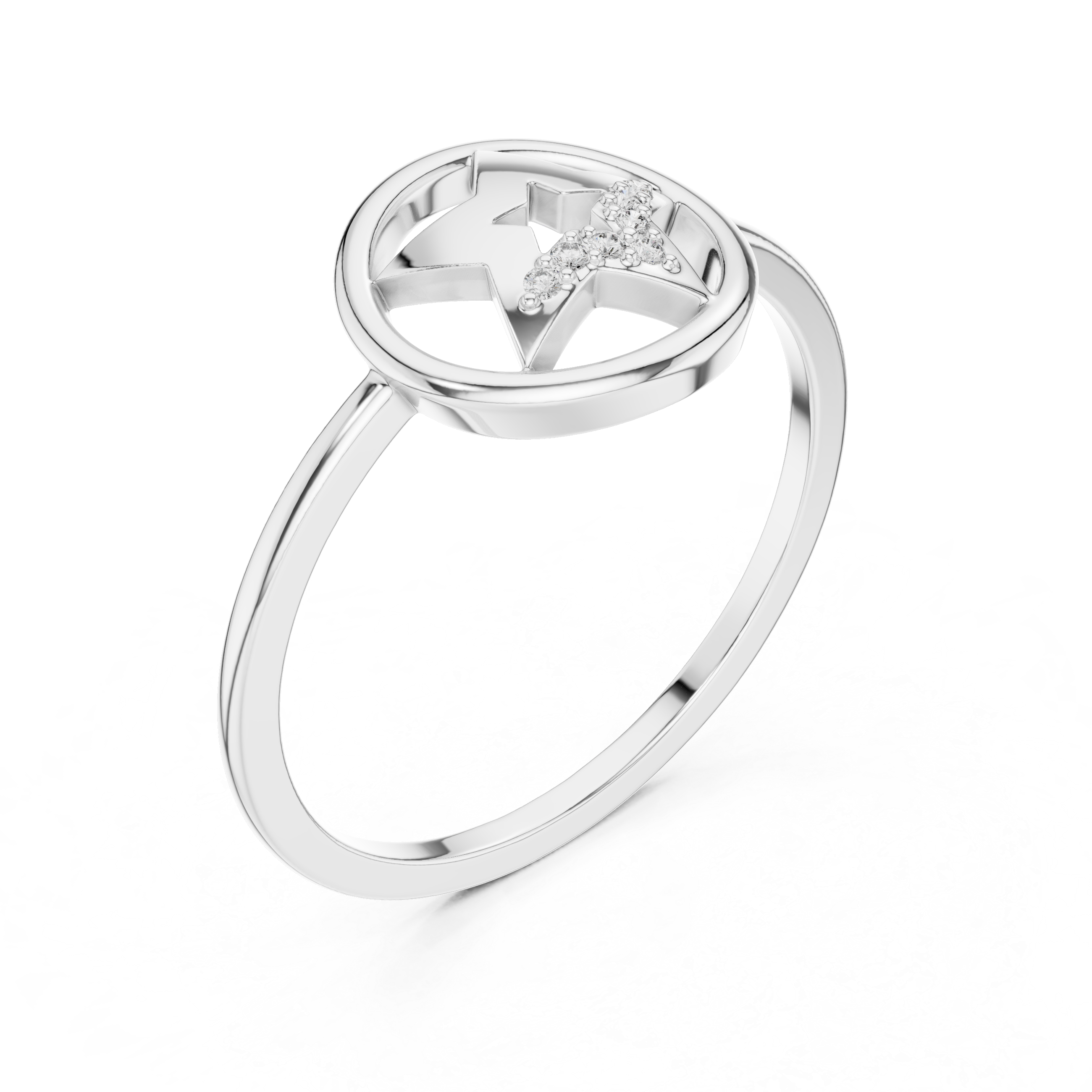 Cushion-cut engagement ring with refined sparkle.