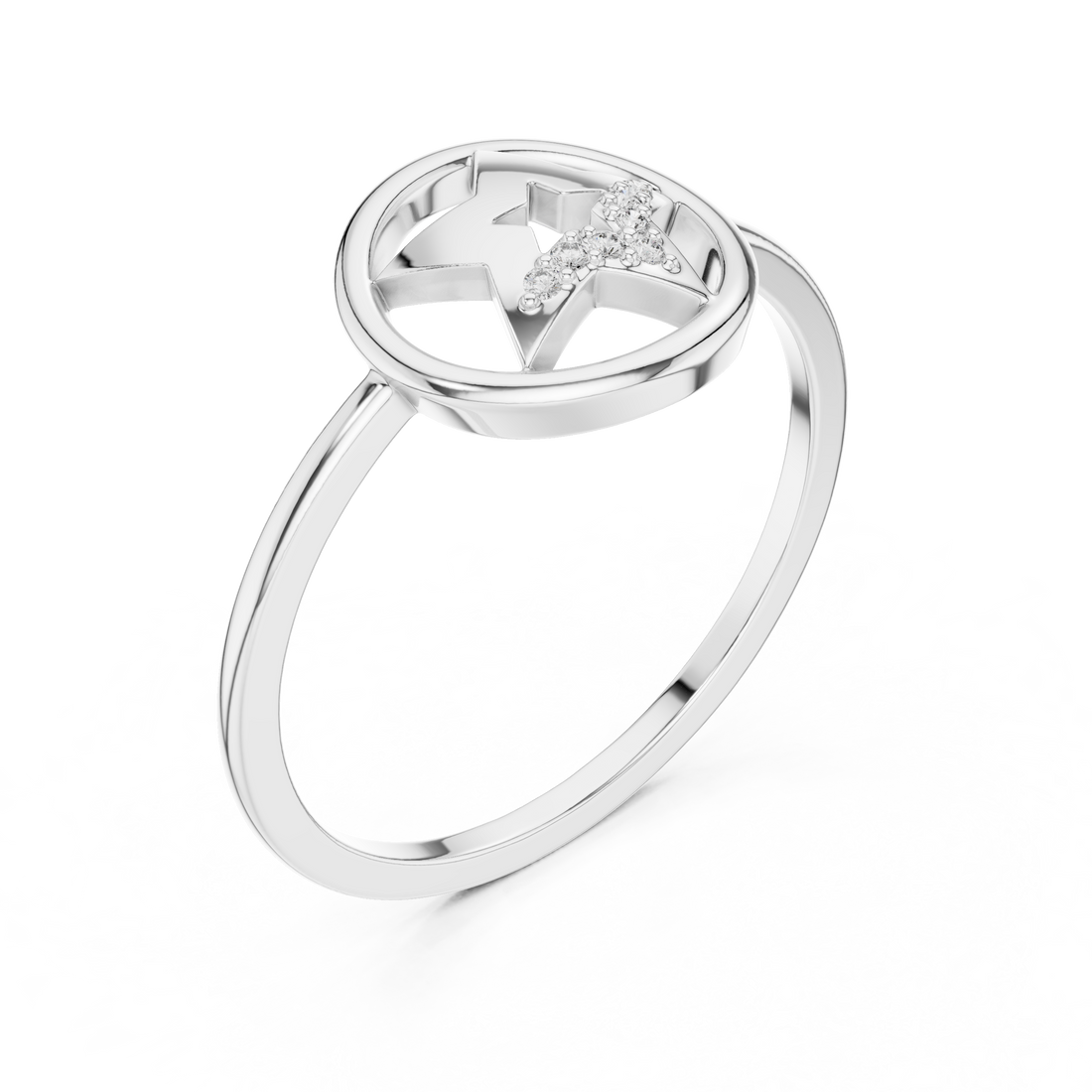 Cushion-cut engagement ring with refined sparkle.