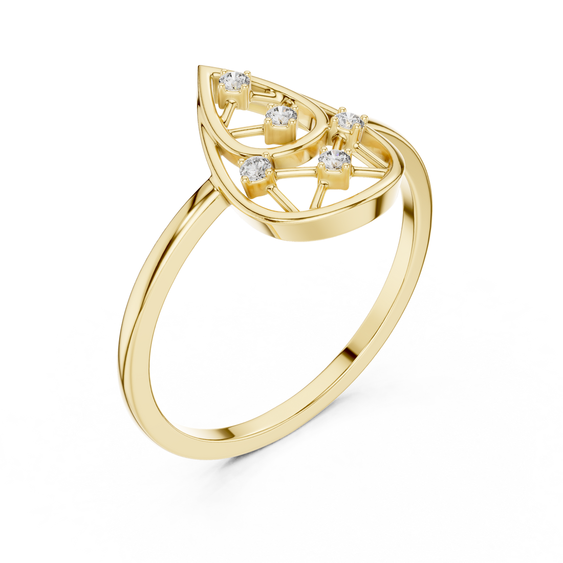 Bold cuff bracelet with smooth metal finish.