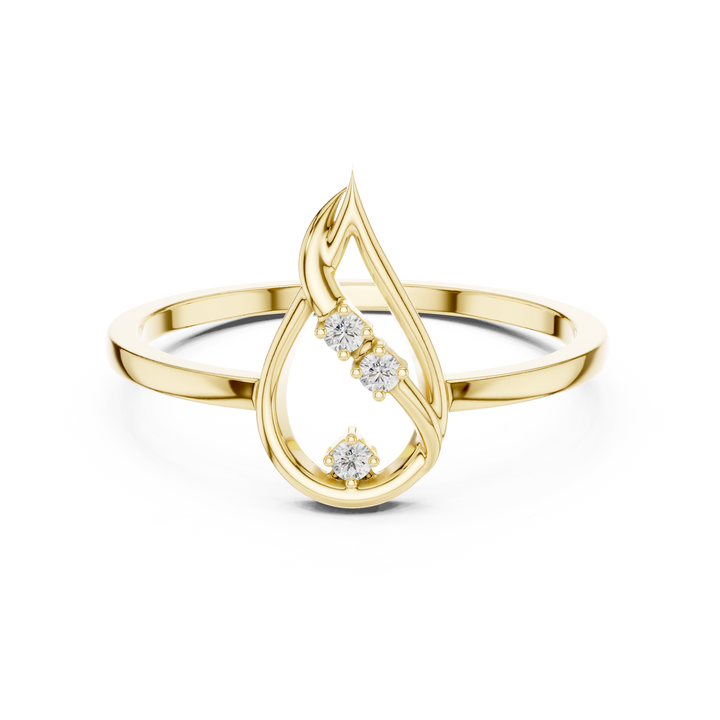 Classic pendant necklace with slim gold chain.