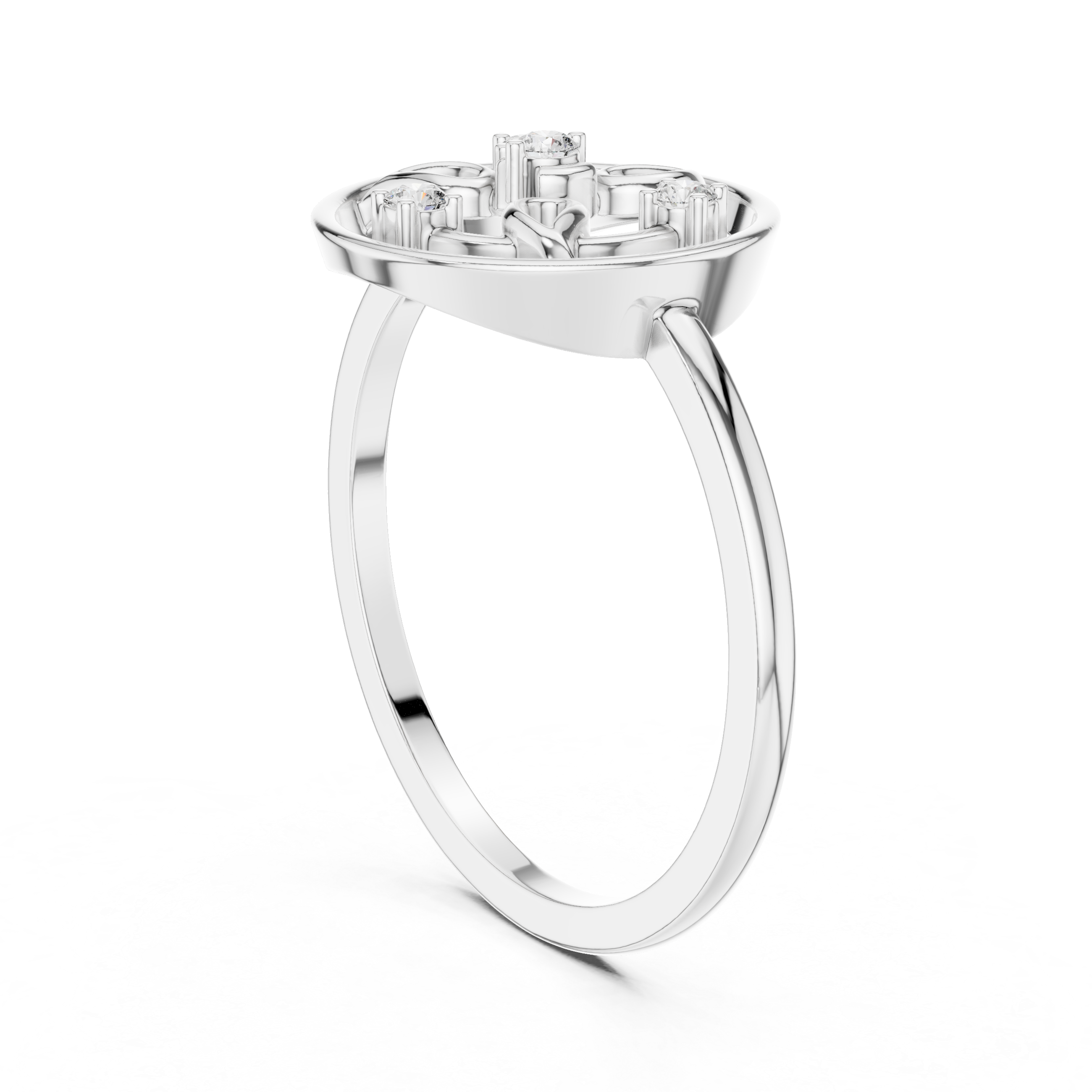 Halo pendant necklace with brilliant center stone.