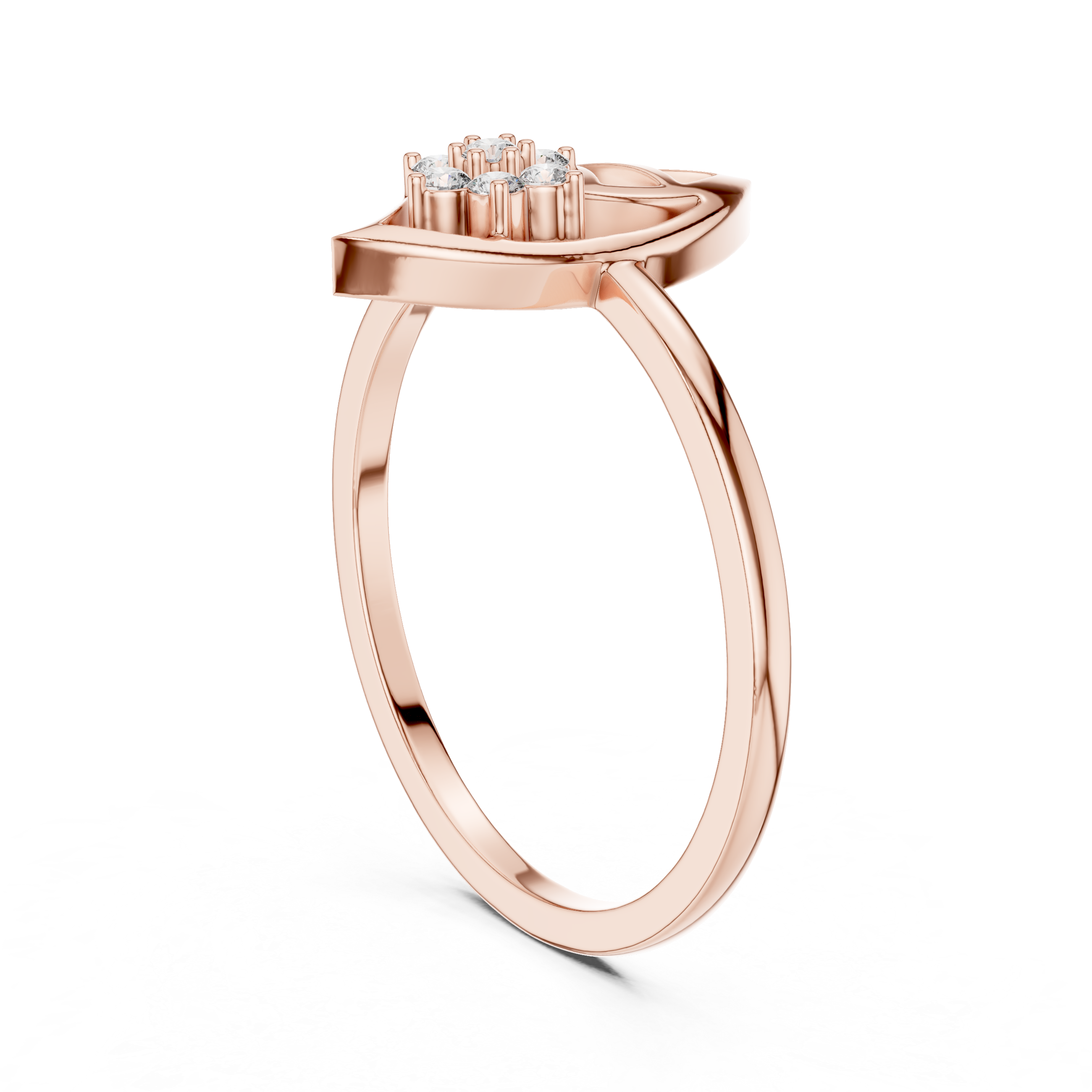 Slim cuff bracelet with refined gold styling.