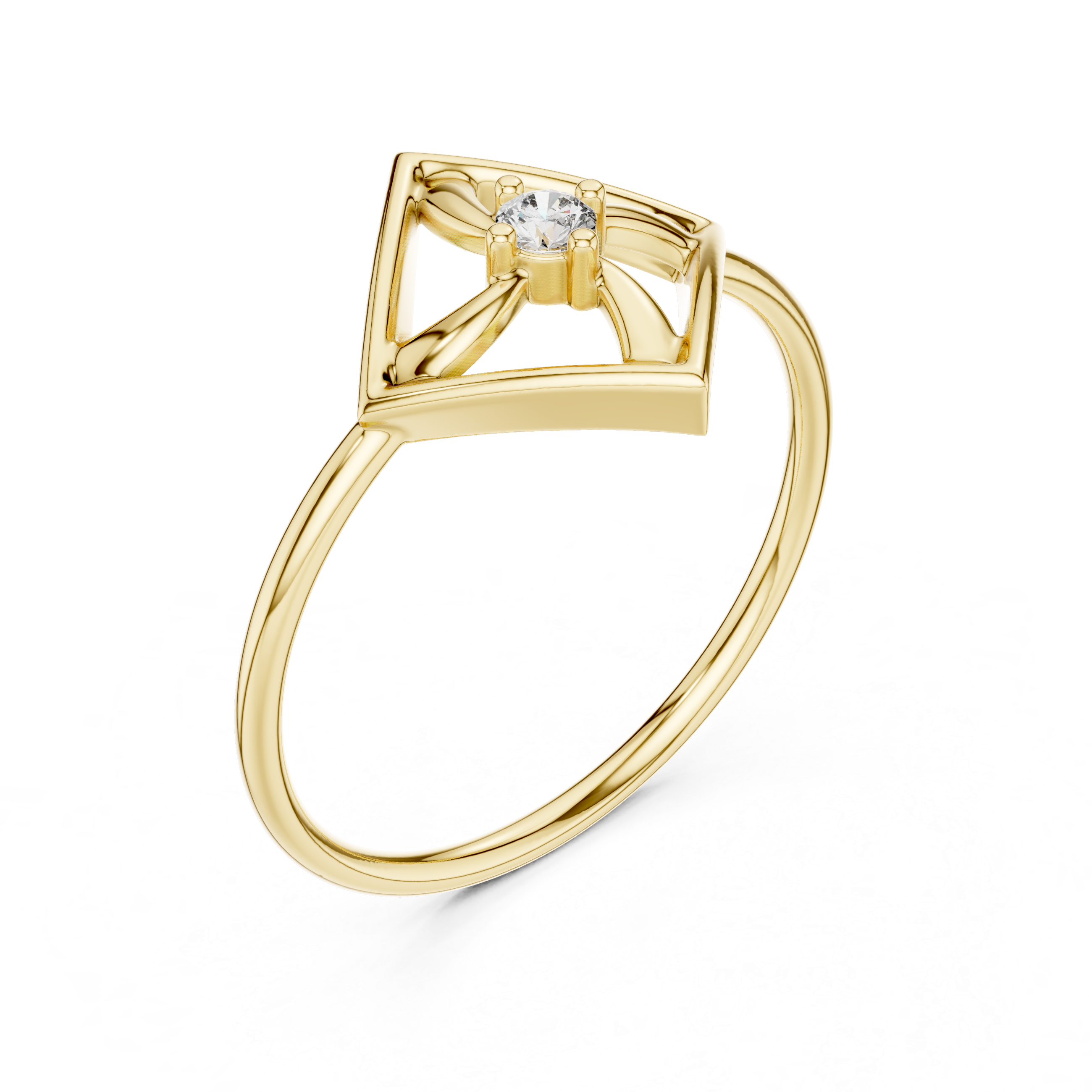 Minimal nose pin with smooth polished finish.
