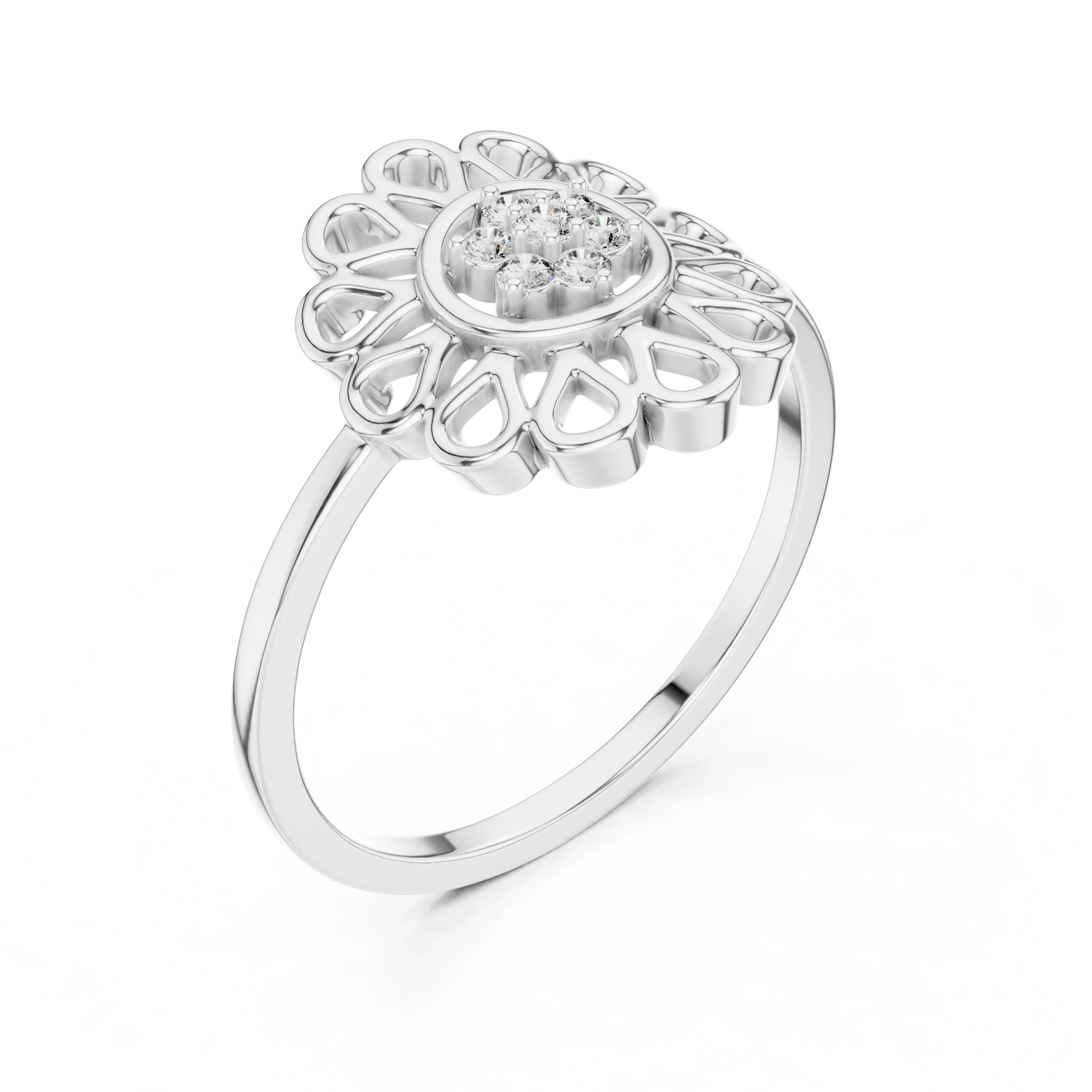 Men's gemstone ring with strong masculine style.