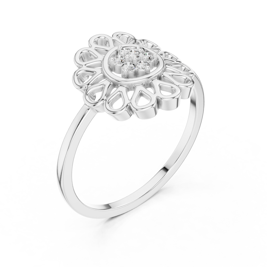 Men's gemstone ring with strong masculine style.