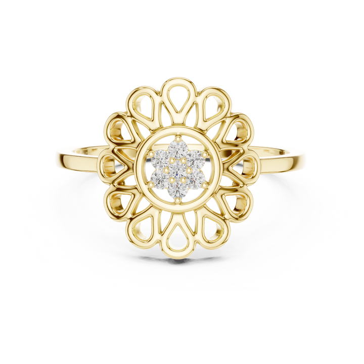 Adjustable baby ring with smooth edges.