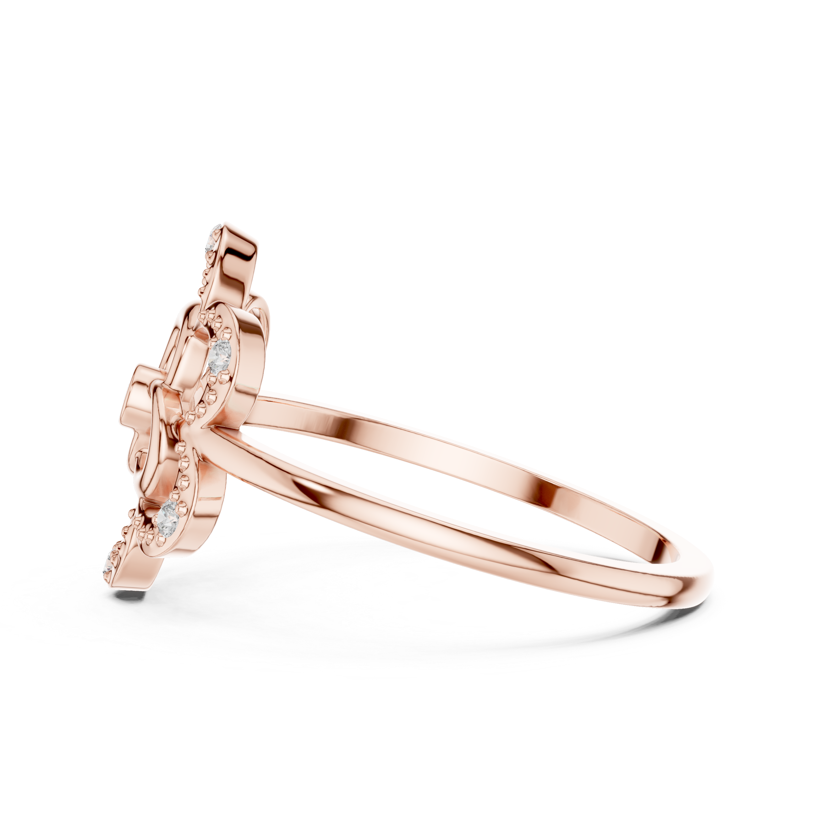 Classic diamond tennis bracelet with polished finish.