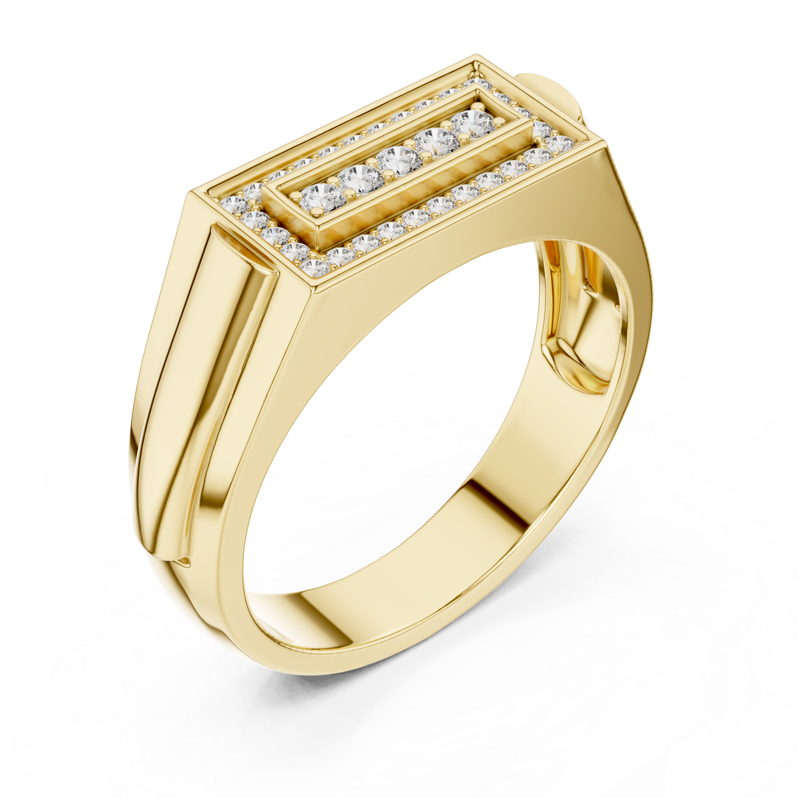 Slim cuff bracelet with refined gold styling.