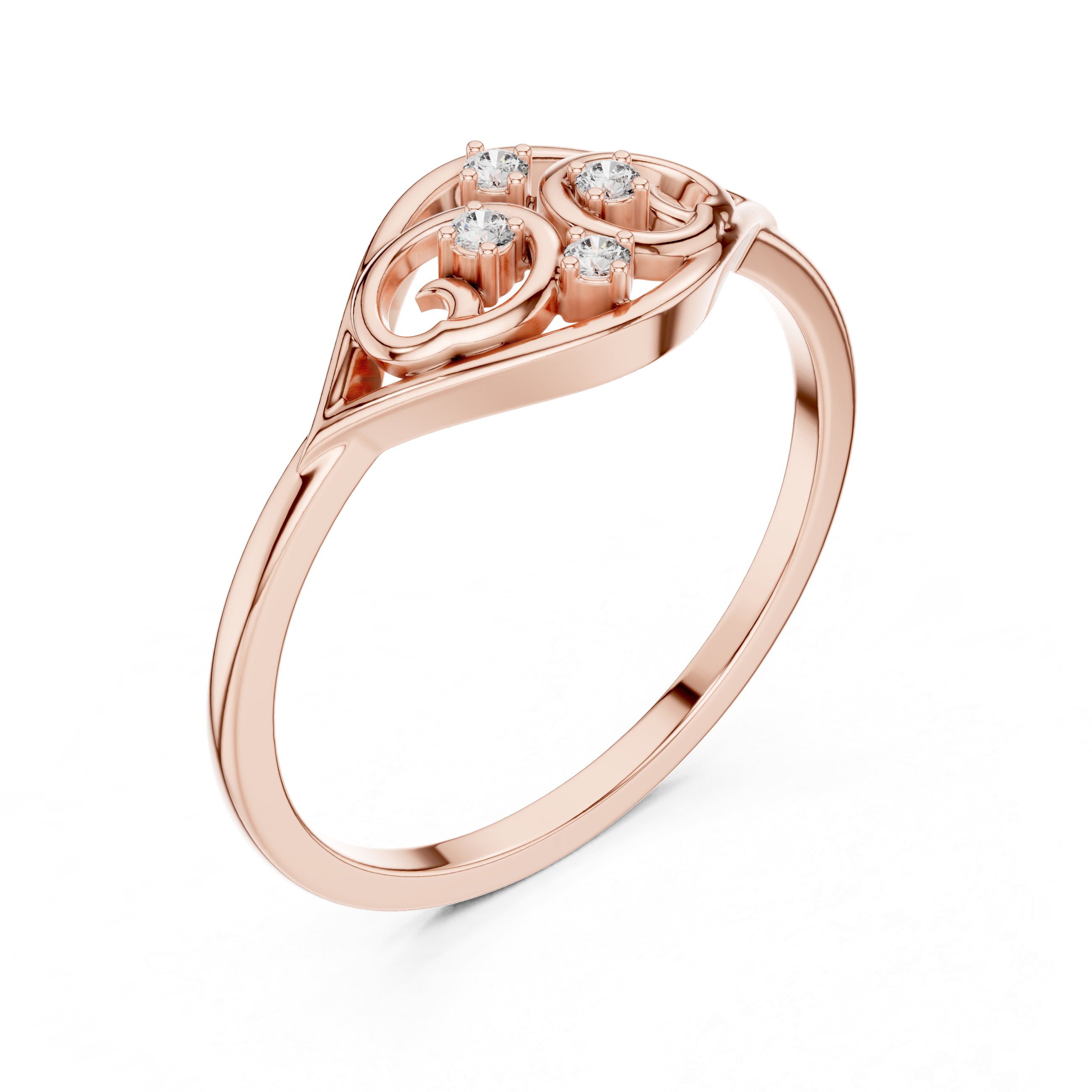 Adjustable toe ring with slim polished band.