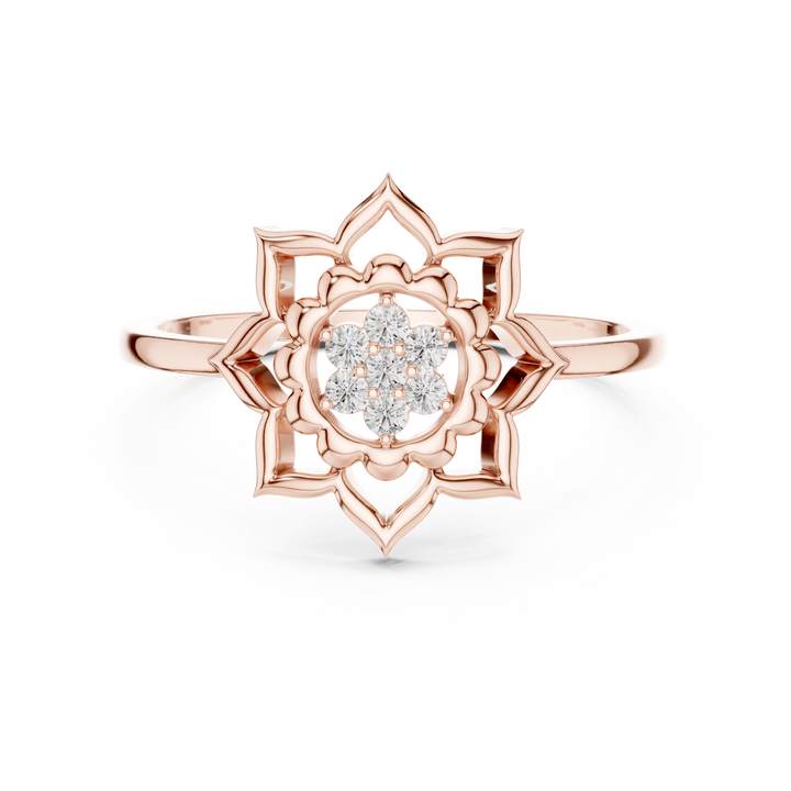 Adjustable open band ring with sleek finish.