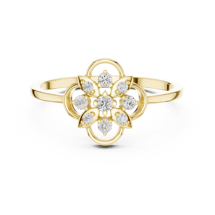 Classic diamond stud earrings with timeless shine.