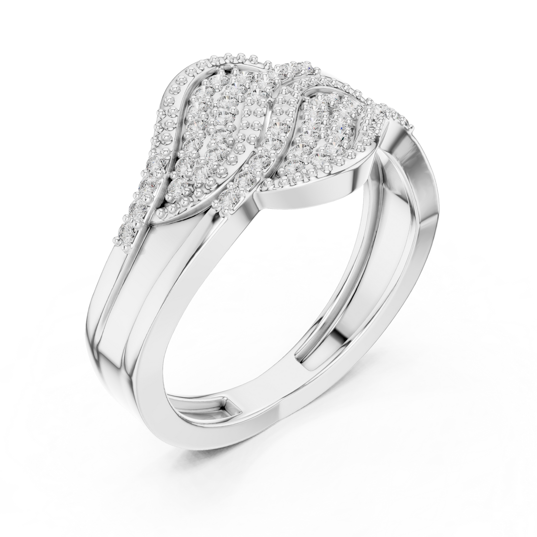 Glossy gold bangle with sleek modern polish.